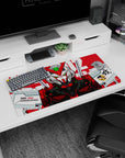 32x16 inches anime mouse pad featuring MBF-P02 Gundam Astray staring forward with twin swords.