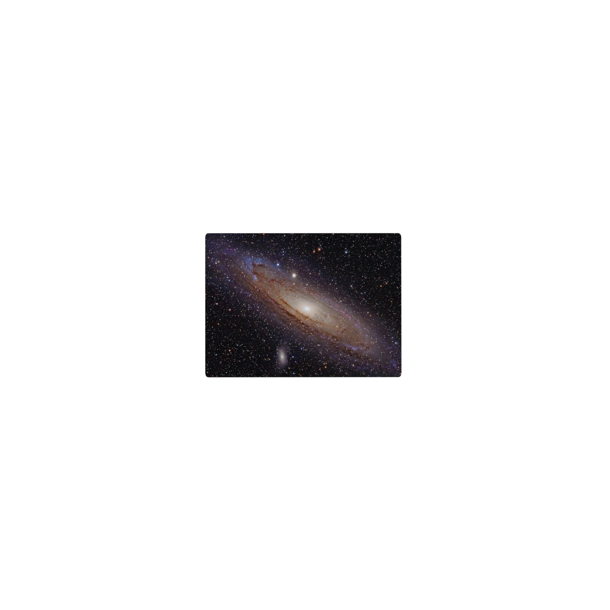 Spiral galaxy space design classic mouse pad 14x10 inches for desk and keyboard setup.