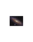 Spiral galaxy space design classic mouse pad 14x10 inches for desk and keyboard setup.