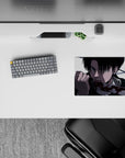 14x10 inches mouse pad featuring Levi, with stark contrasts and razor detail for a striking and intense Attack on Titan tribute.