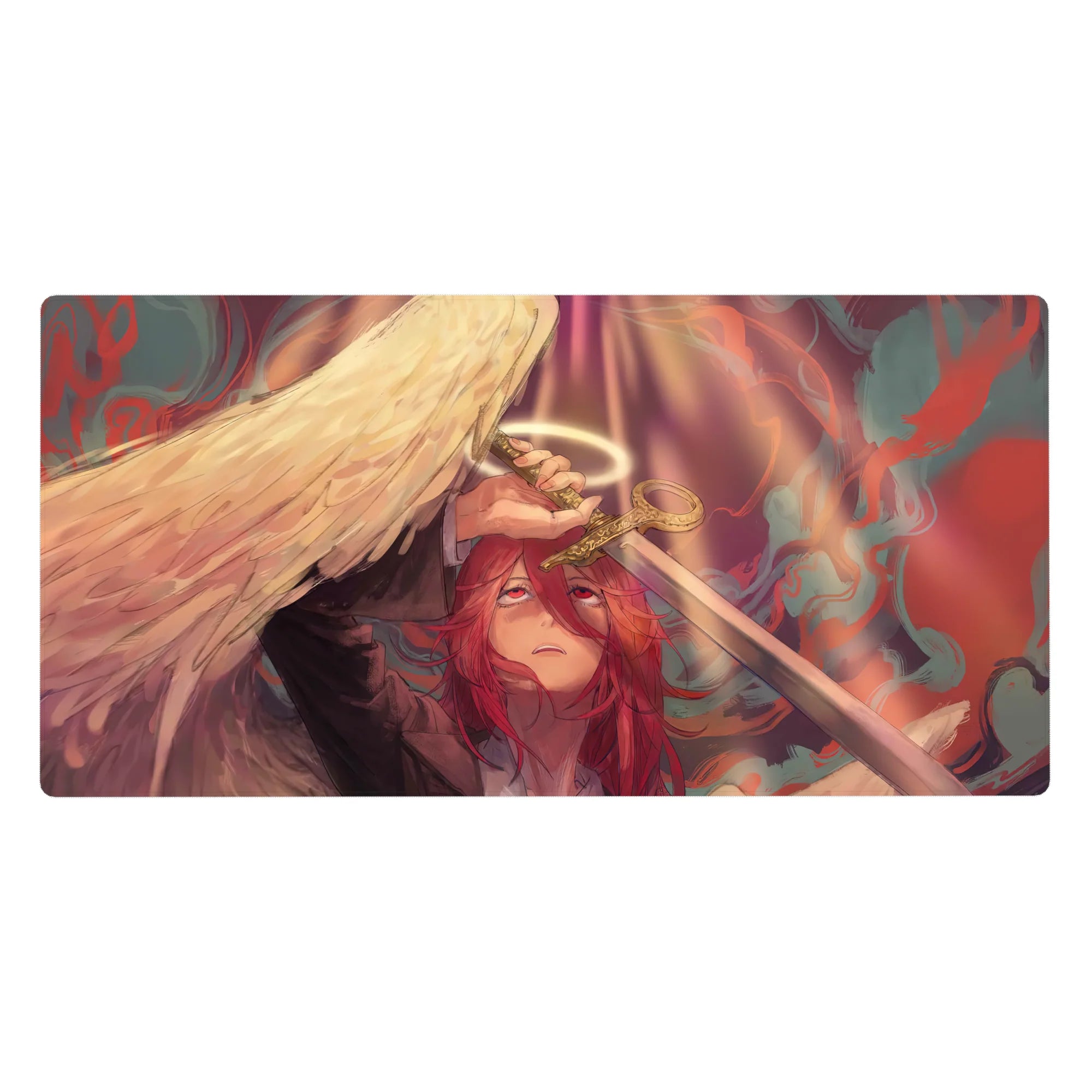 Chainsaw Man - Anime Mouse Pad and Desk Pad - Seraphic Showdown - AniChan