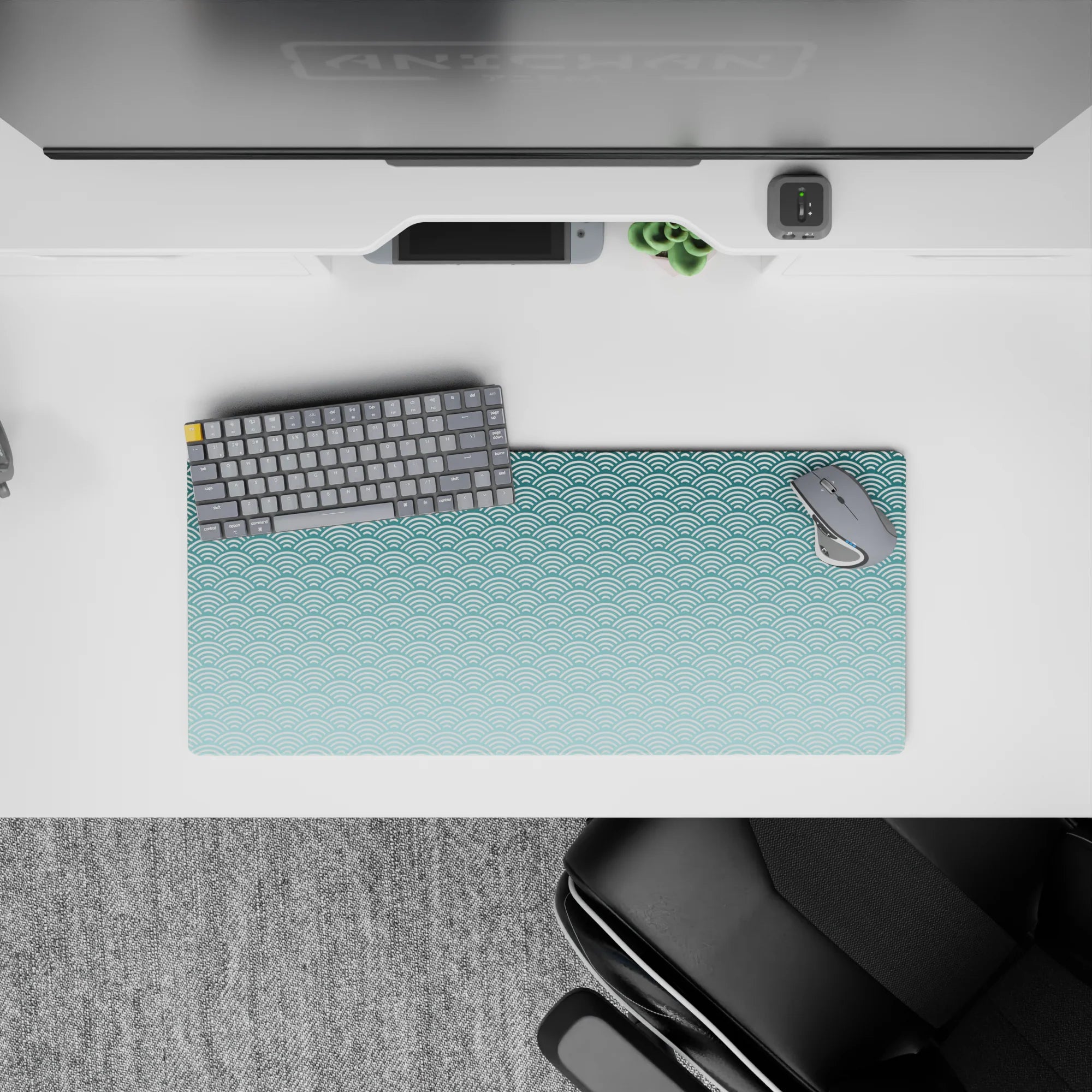 Abstract Deskmat | Mousepad | Deskpad - Ocean Harmony - AniChan