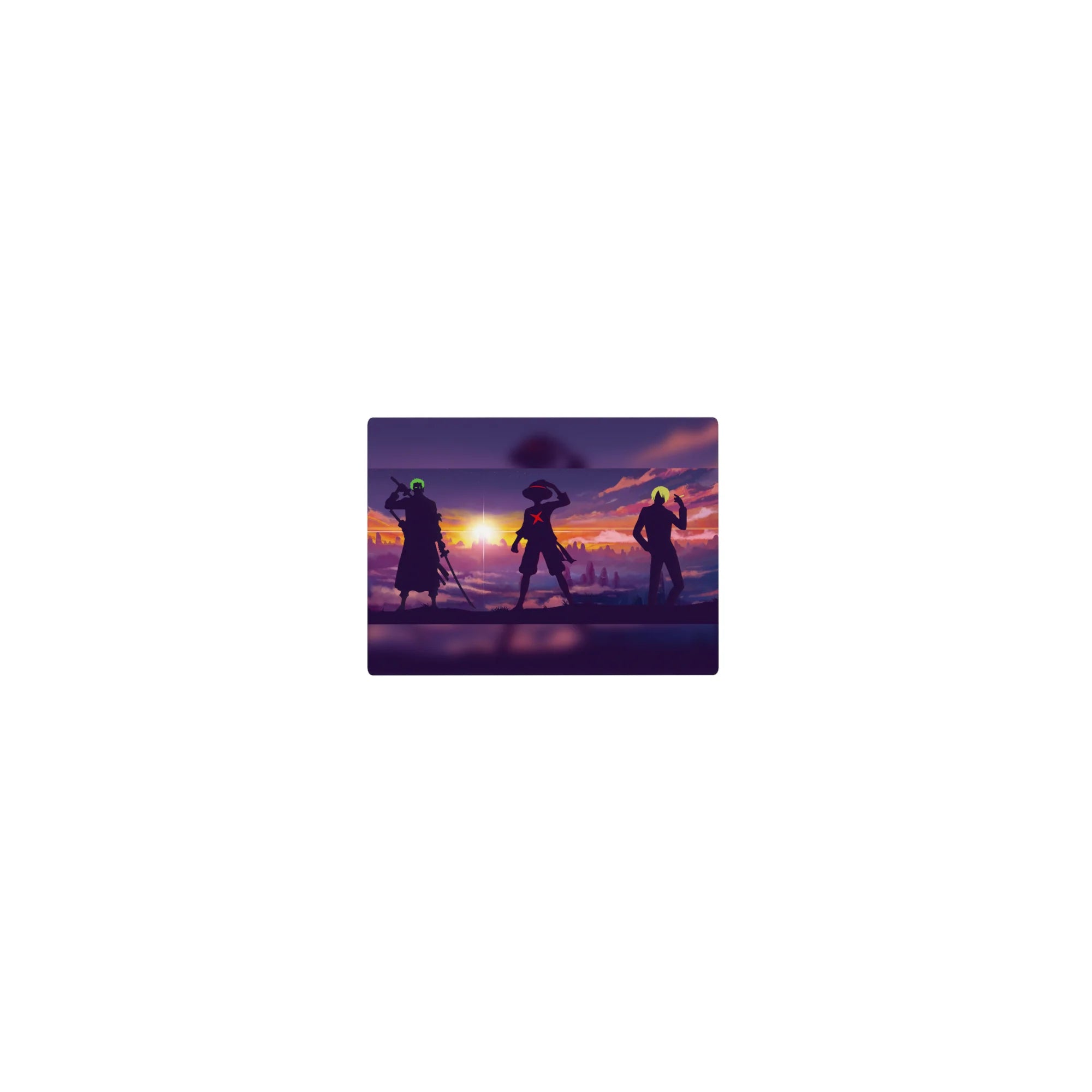 One Piece Deskmat | Mousepad | Deskpad - Straw Hats at Sunset - AniChan