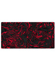 Liquid Abstract Deskmat | Mousepad | Deskpad - Crimson Surge - AniChan