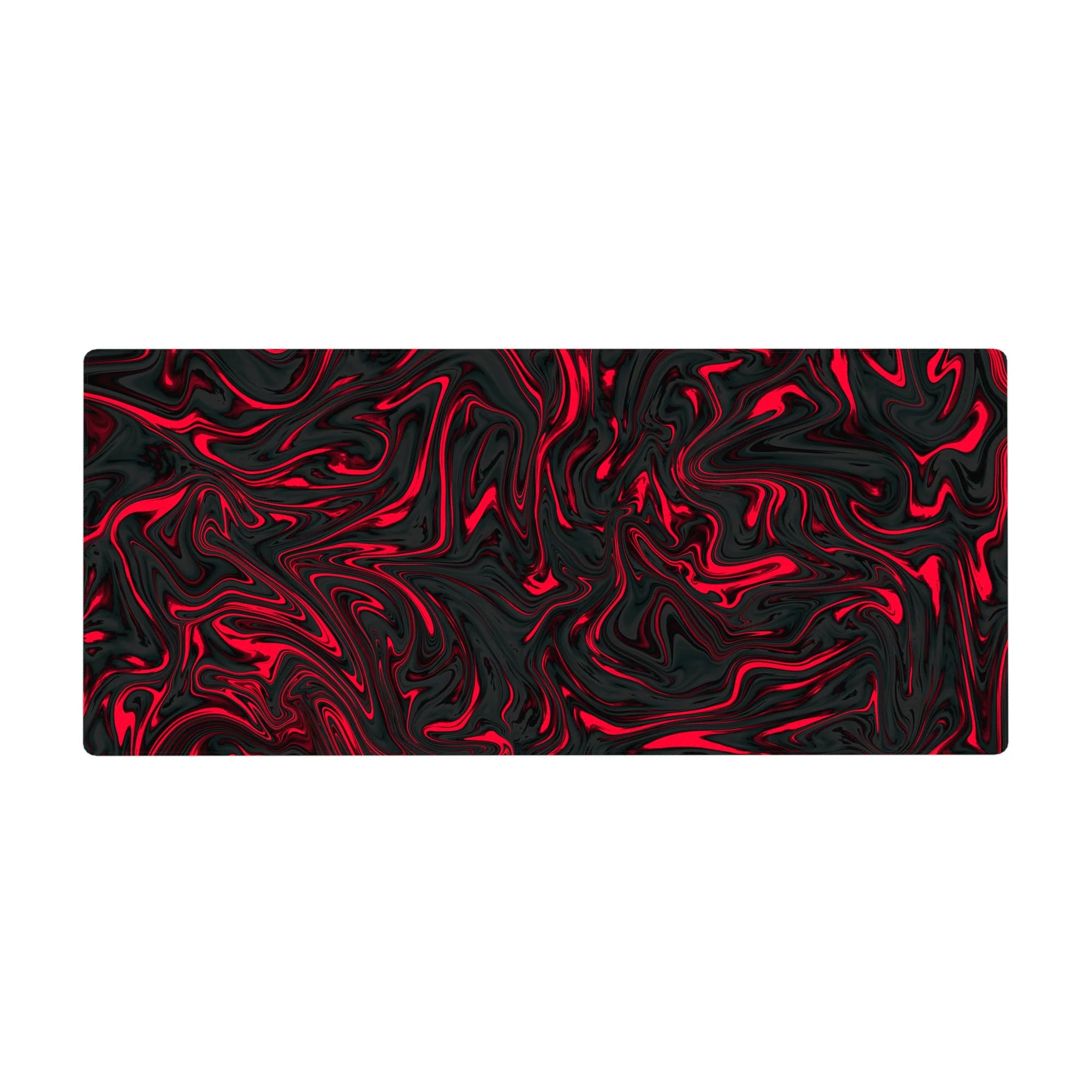 Liquid Abstract Deskmat | Mousepad | Deskpad - Crimson Surge - AniChan