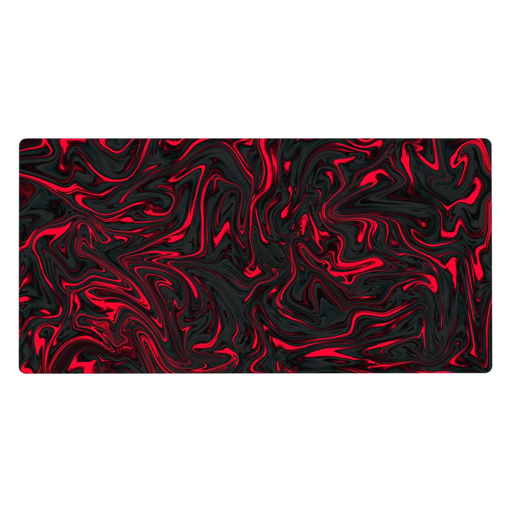 Liquid Abstract Deskmat | Mousepad | Deskpad - Crimson Surge - AniChan