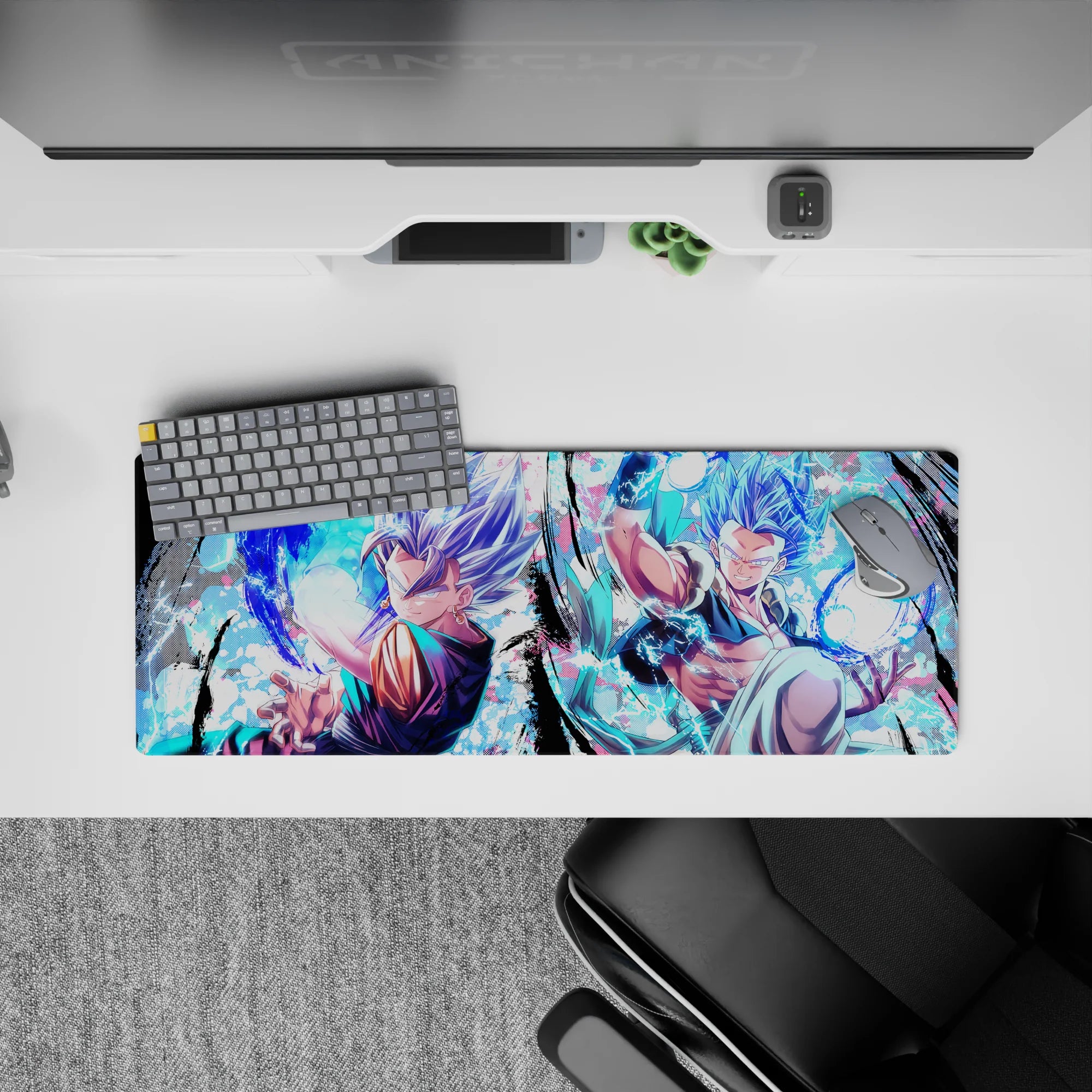 Dragon Ball Deskmat | Mousepad | Deskpad - Fusion Power - AniChan