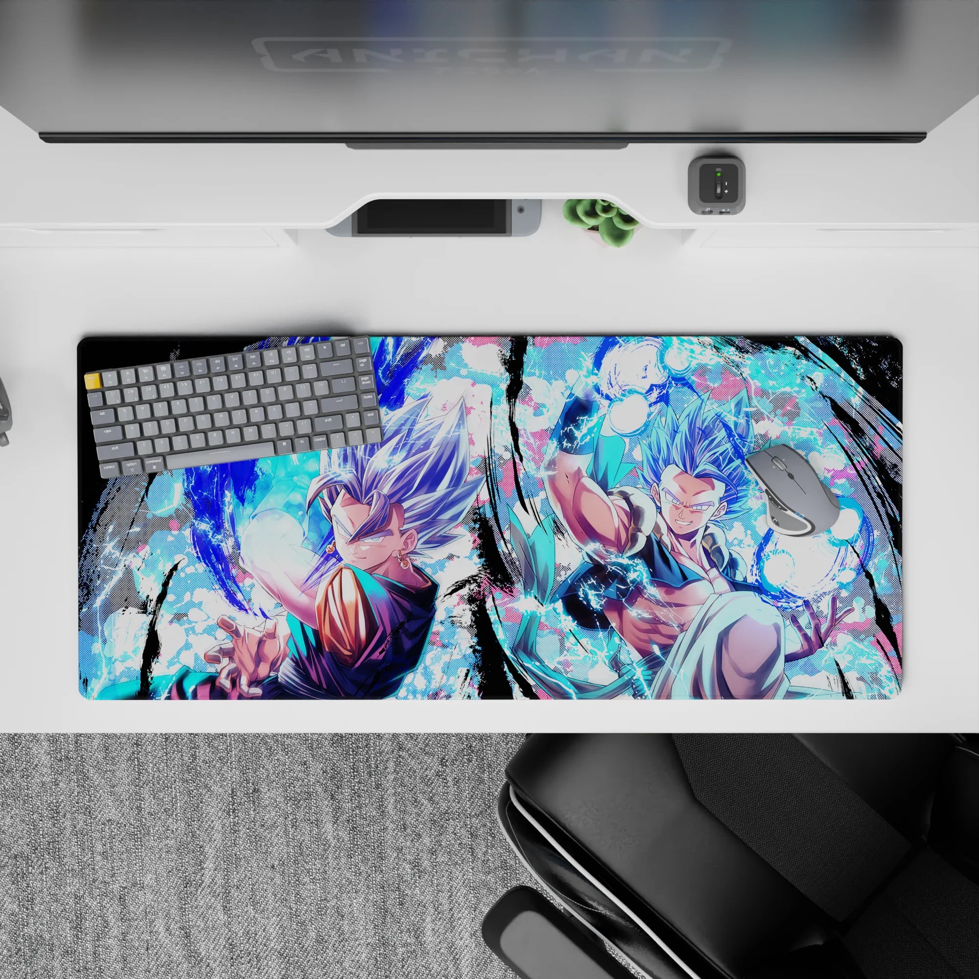 Dragon Ball Deskmat | Mousepad | Deskpad - Fusion Power - AniChan