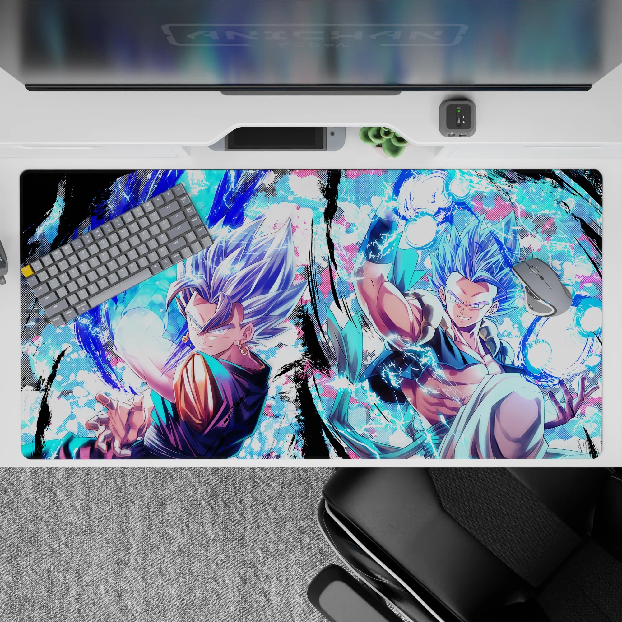 Dragon Ball Deskmat | Mousepad | Deskpad - Fusion Power - AniChan