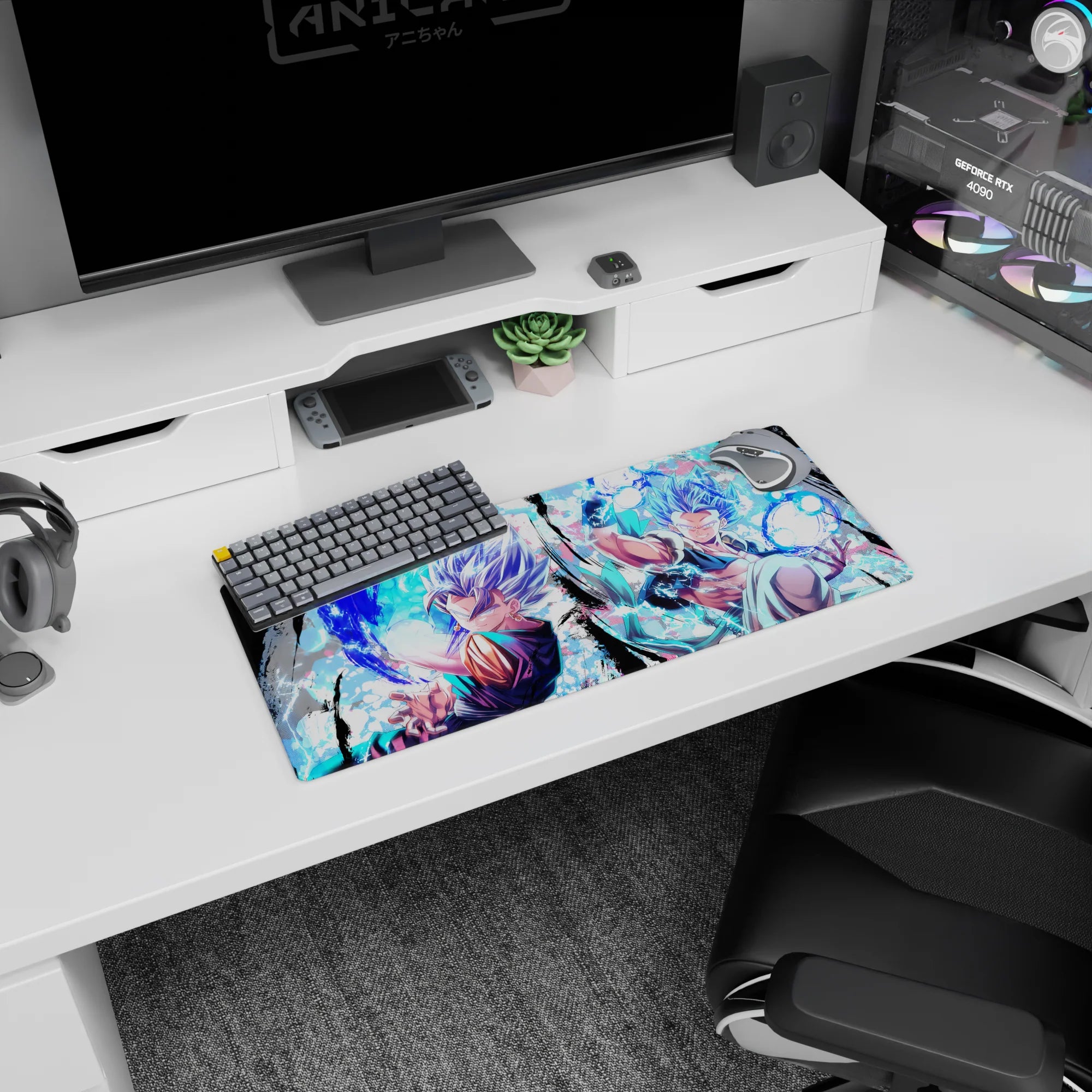 Dragon Ball Deskmat | Mousepad | Deskpad - Fusion Power - AniChan