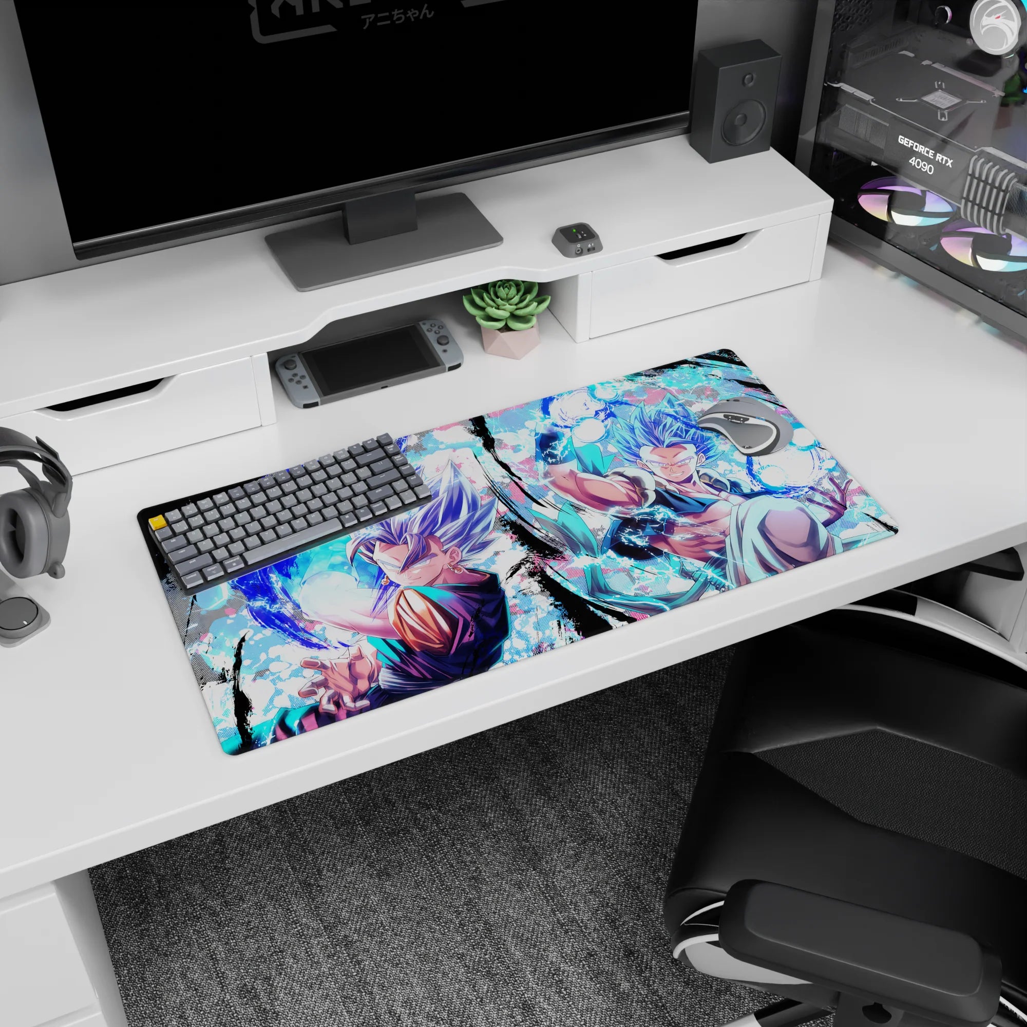 Dragon Ball Deskmat | Mousepad | Deskpad - Fusion Power - AniChan