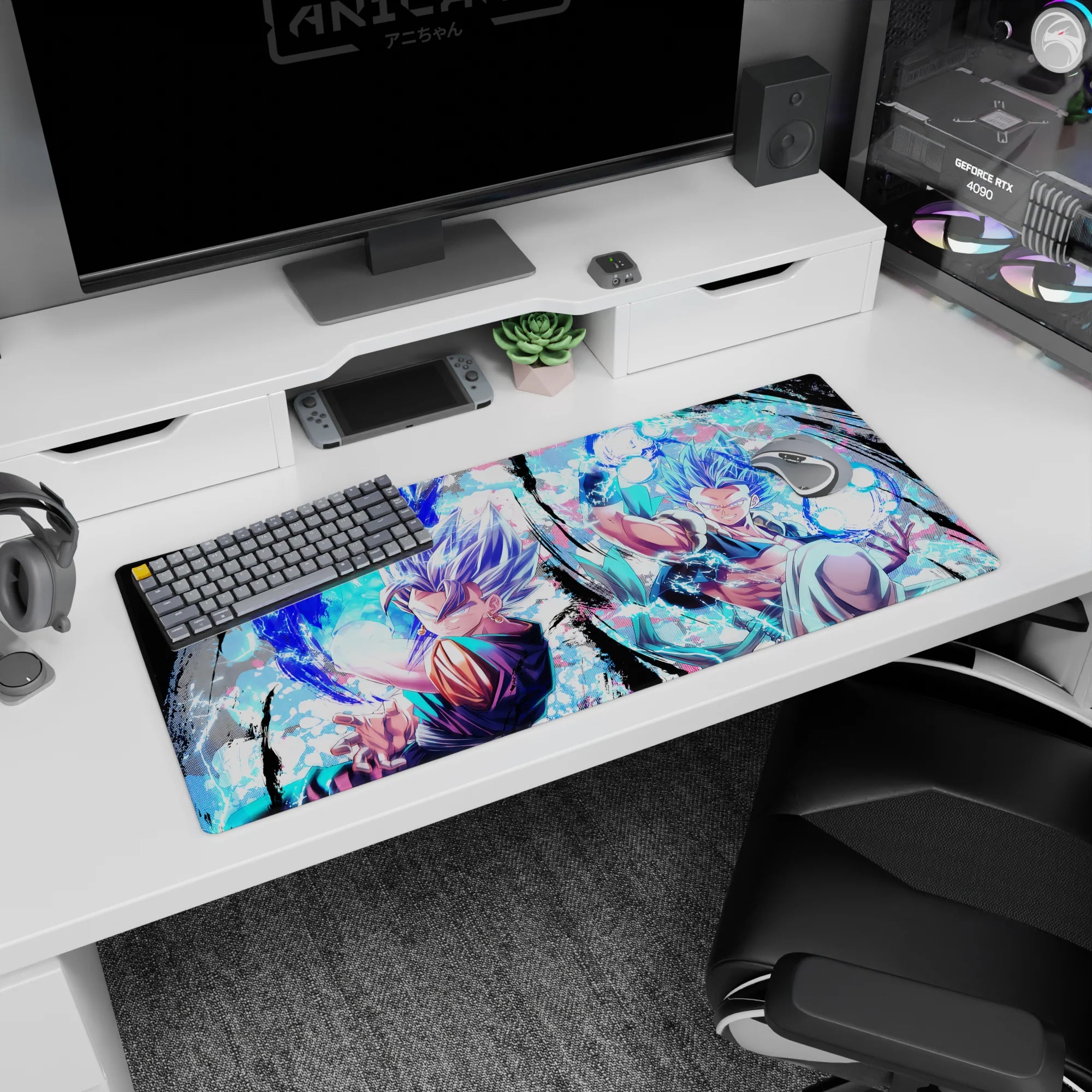 Dragon Ball Deskmat | Mousepad | Deskpad - Fusion Power - AniChan