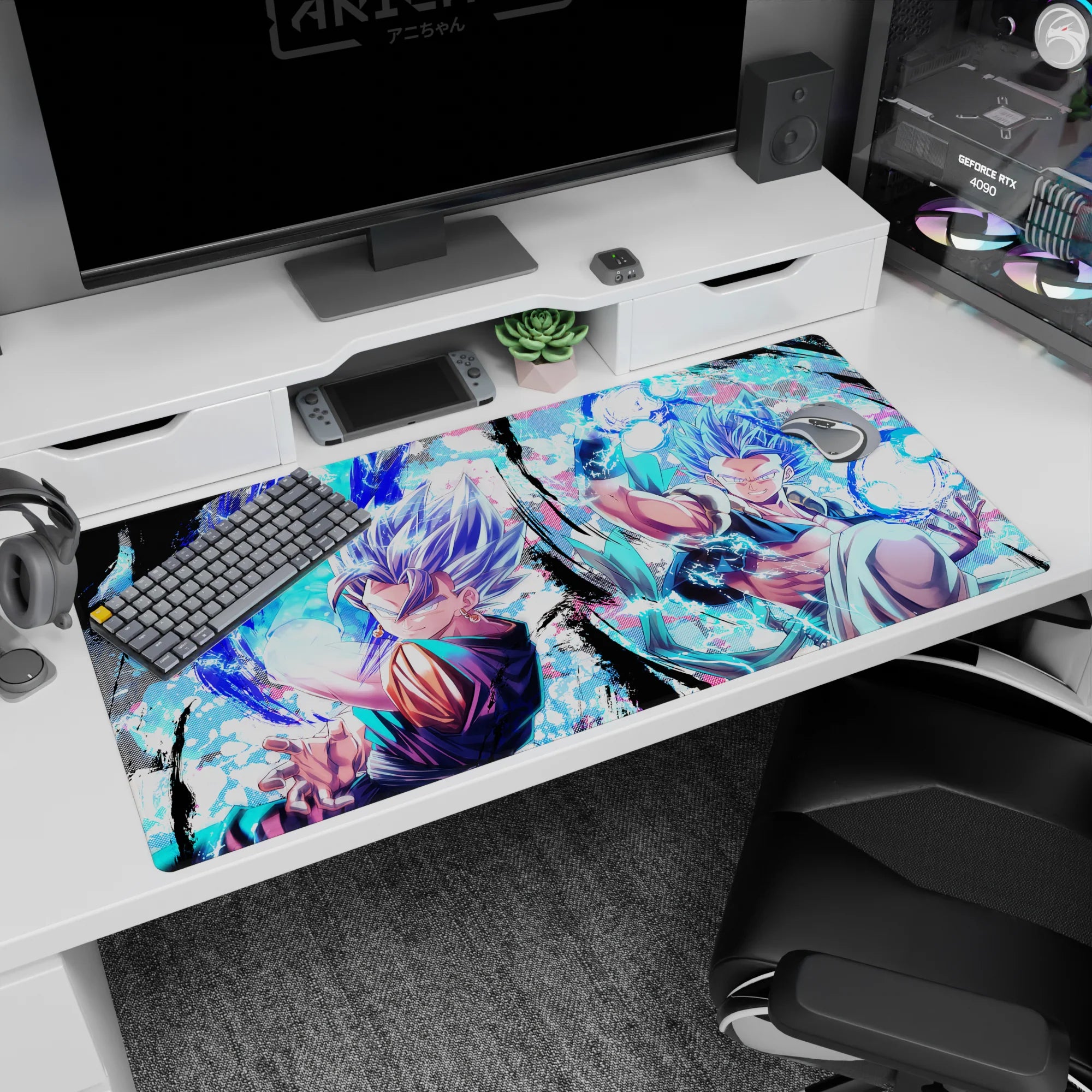 Dragon Ball Deskmat | Mousepad | Deskpad - Fusion Power - AniChan