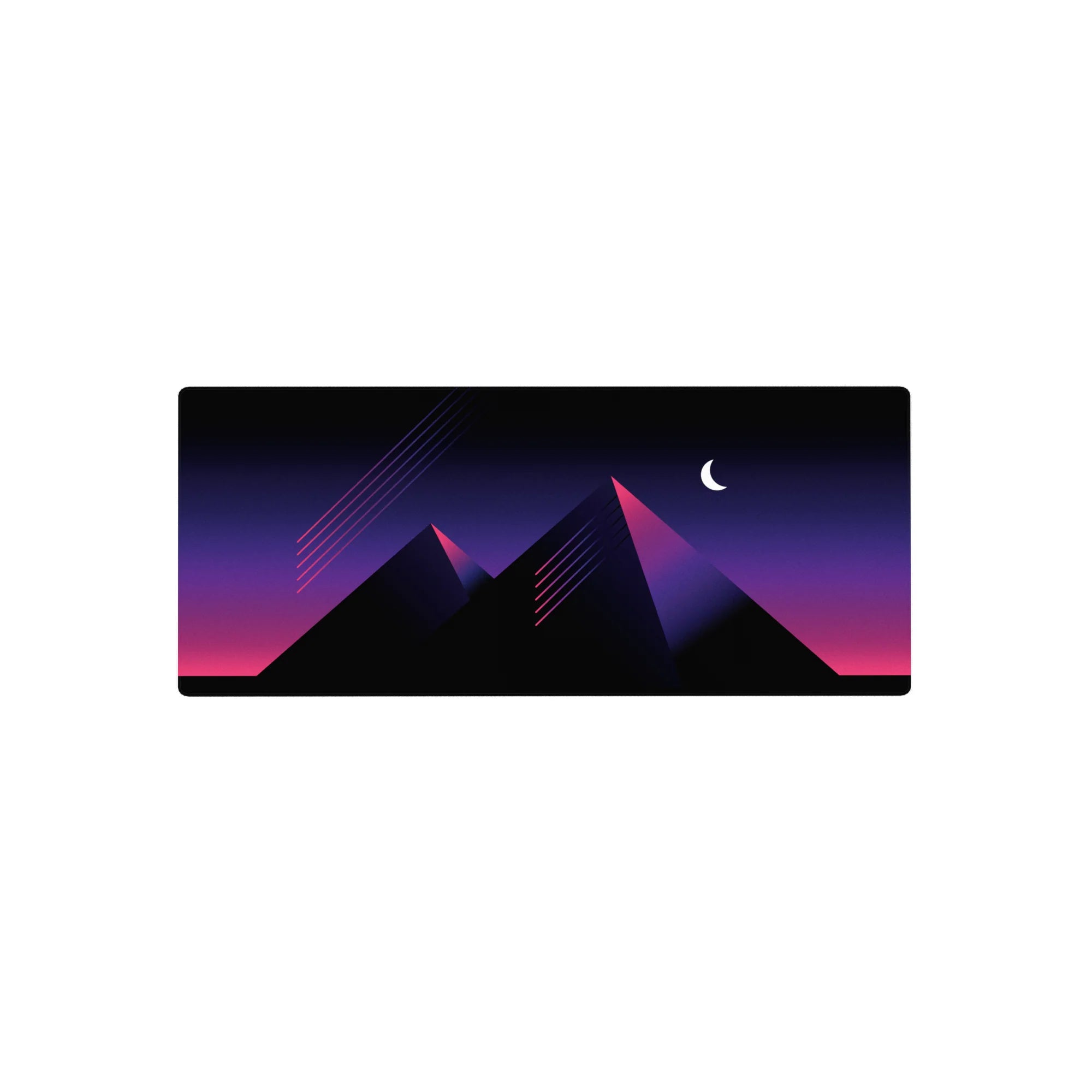 Retrowave-Vaporwave Deskmat | Mousepad | Deskpad - Pyramid Dreams - AniChan