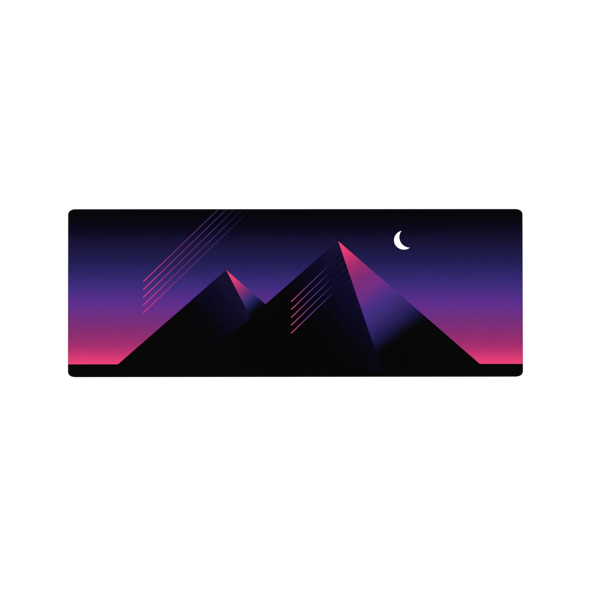 Retrowave-Vaporwave Deskmat | Mousepad | Deskpad - Pyramid Dreams - AniChan