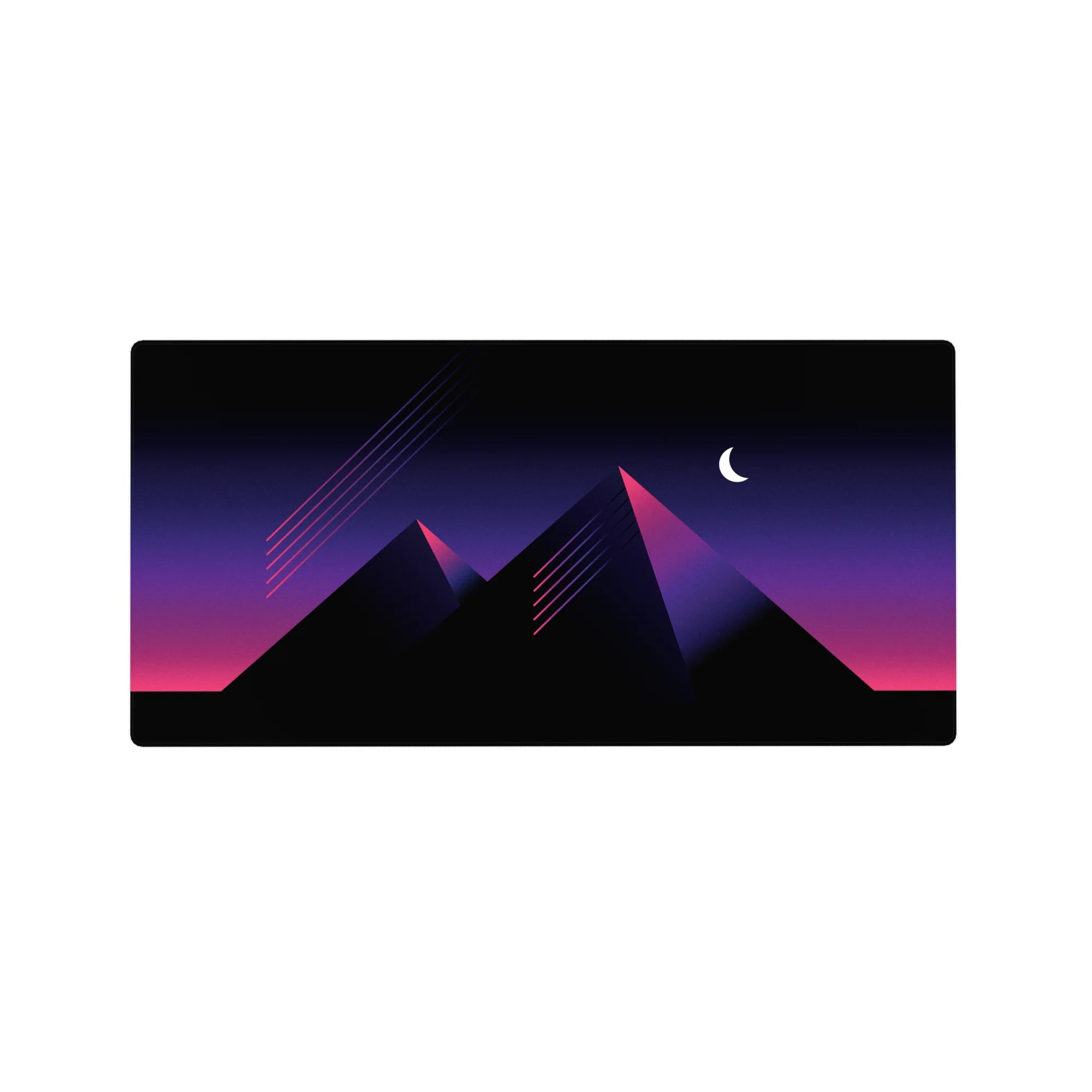 Retrowave-Vaporwave Deskmat | Mousepad | Deskpad - Pyramid Dreams - AniChan