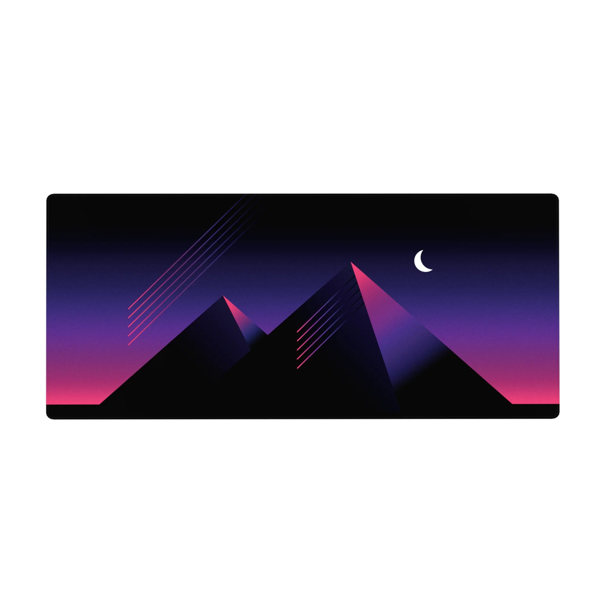 Retrowave-Vaporwave Deskmat | Mousepad | Deskpad - Pyramid Dreams - AniChan