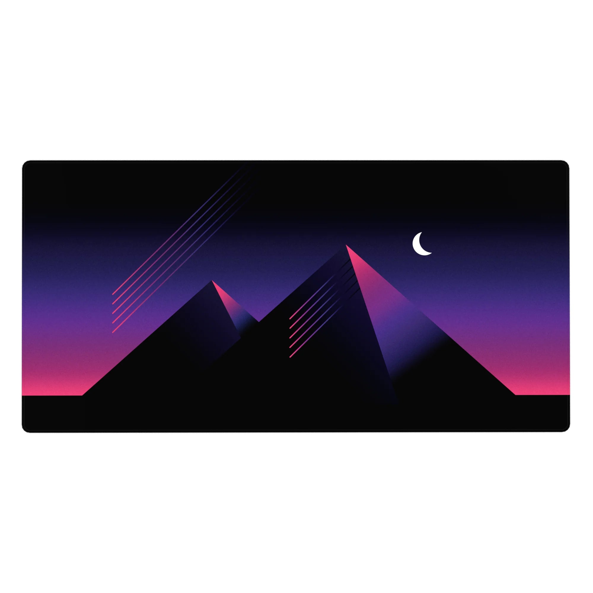 Retrowave-Vaporwave Deskmat | Mousepad | Deskpad - Pyramid Dreams - AniChan