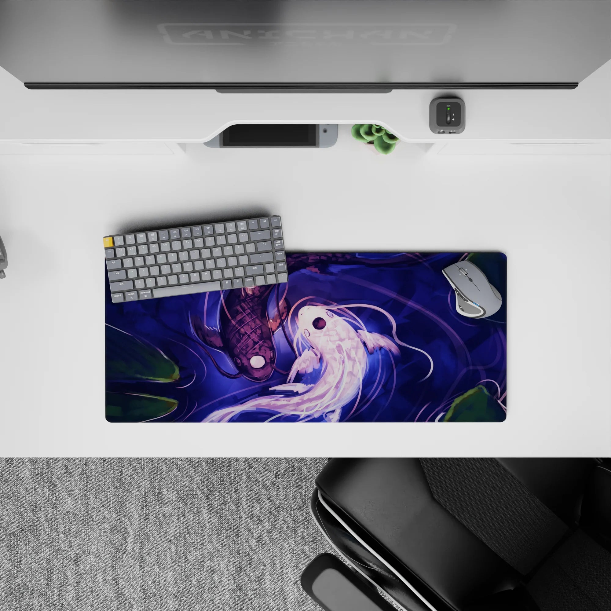 Zen-Japan Deskmat | Mousepad | Deskpad - Harmony of Koi - AniChan