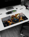 32x16 inches Mobile Suit Gundam Unicorn pad showing RX-0 Unicorn Gundam in Destroy Mode, staring ahead.