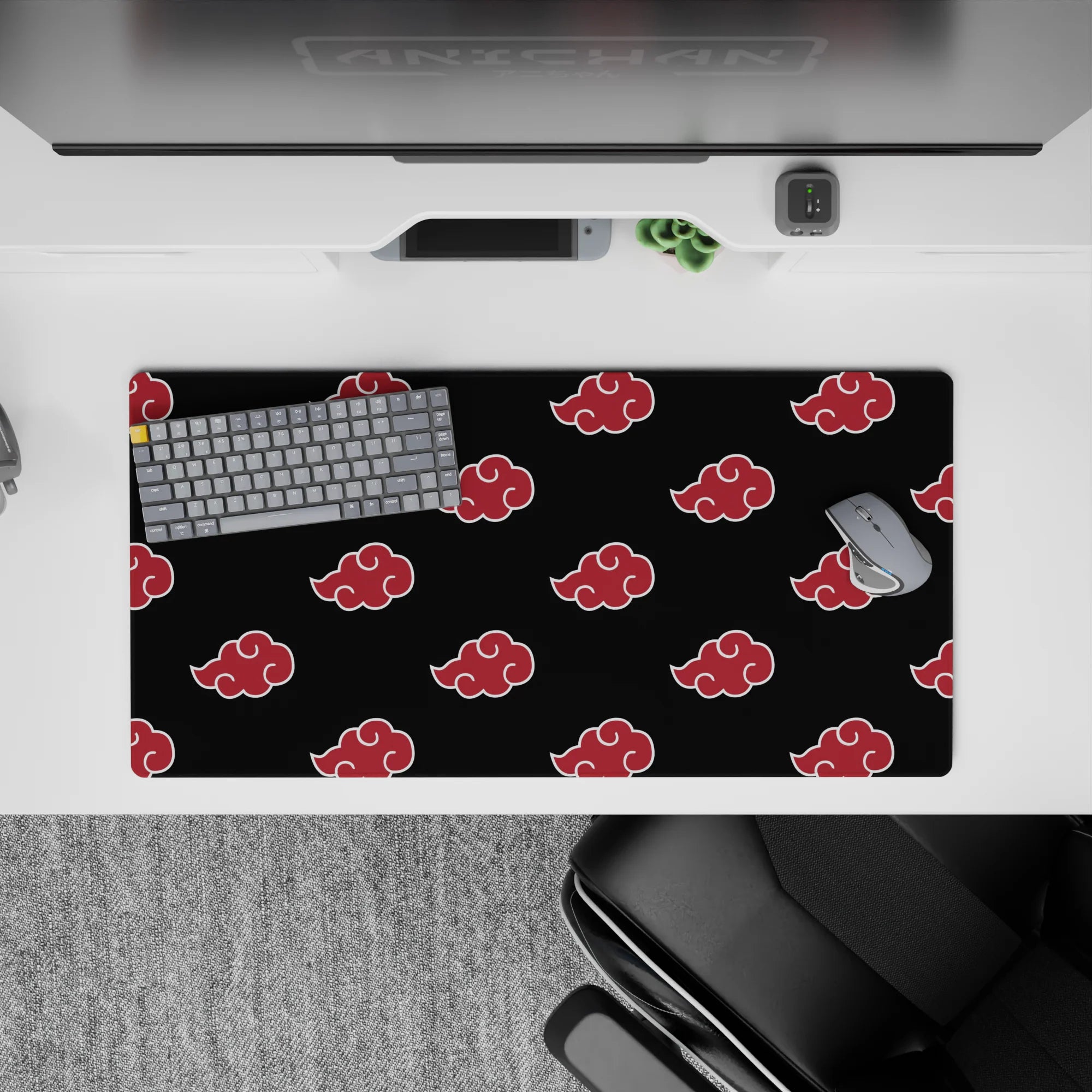 Naruto Deskmat | Mousepad | Deskpad - Akatsuki Cloud Elegance - AniChan