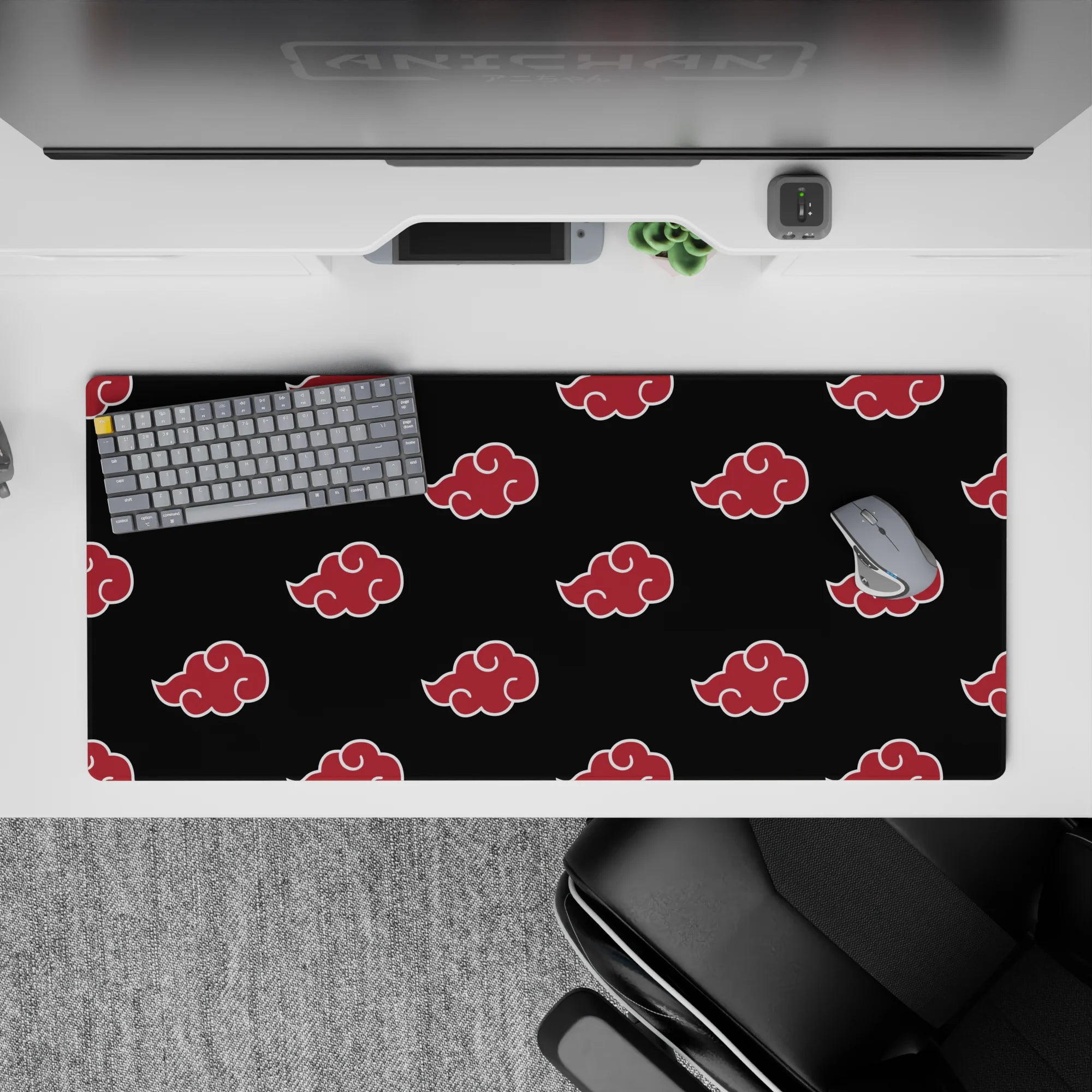 Naruto Deskmat | Mousepad | Deskpad - Akatsuki Cloud Elegance - AniChan