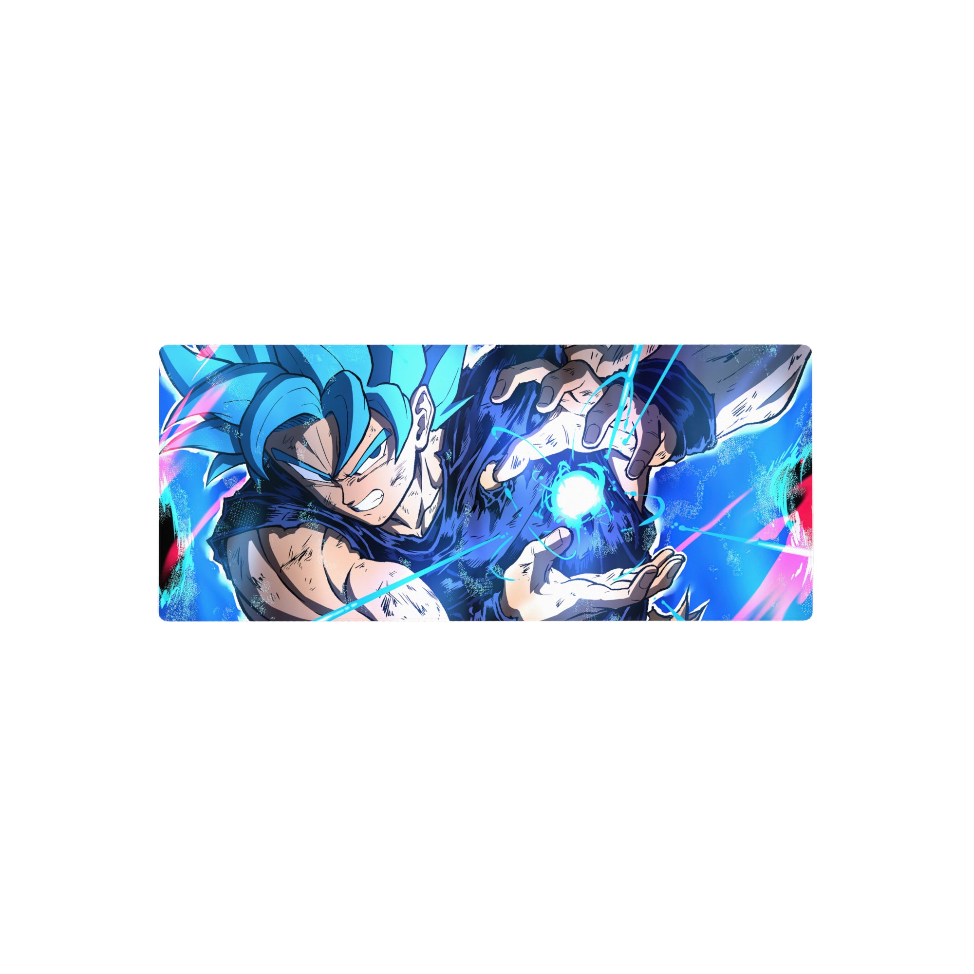 Dragon Ball Deskmat | Mousepad | Deskpad - Blue Energy Burst