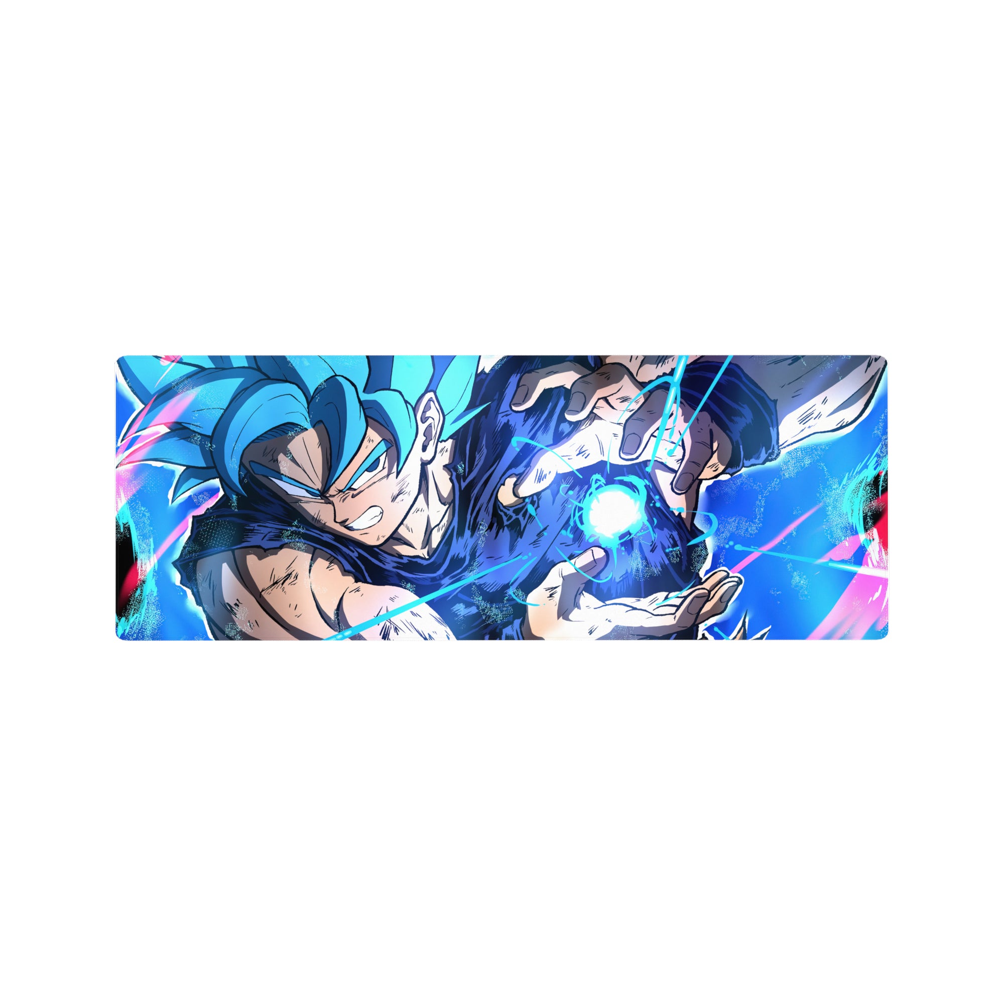 Dragon Ball Deskmat | Mousepad | Deskpad - Blue Energy Burst