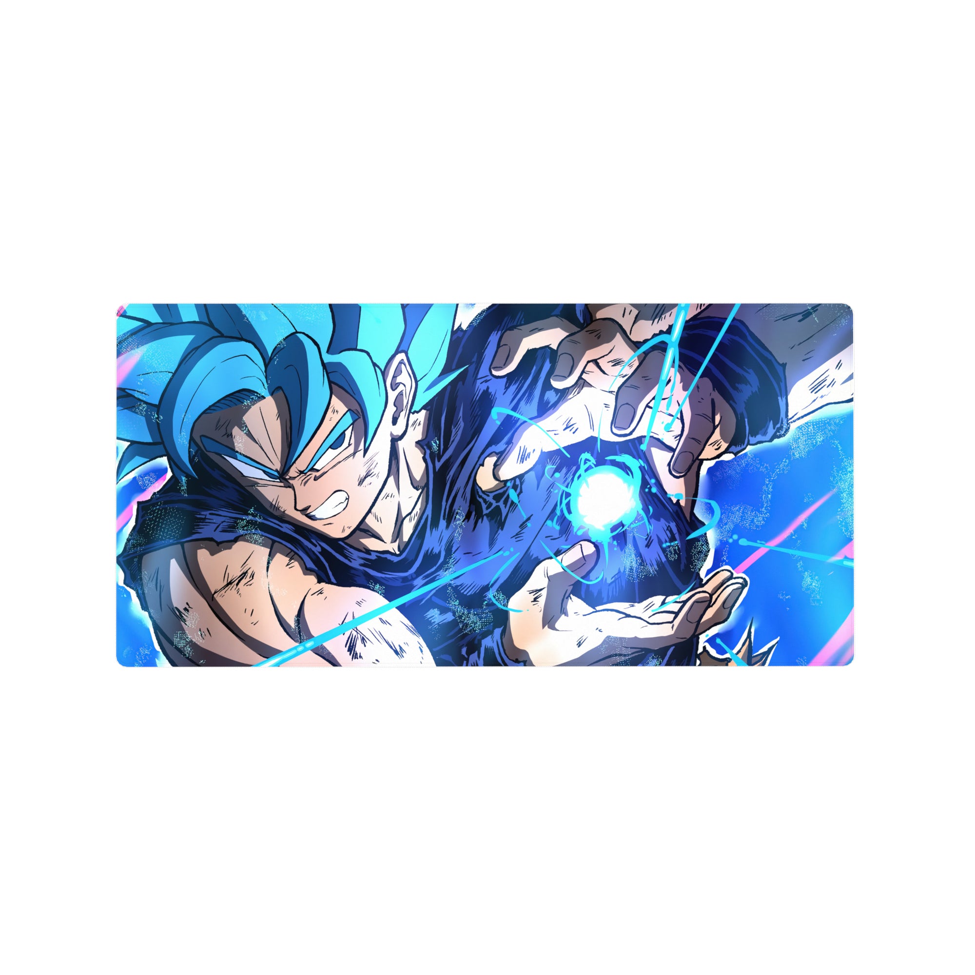 Dragon Ball Deskmat | Mousepad | Deskpad - Blue Energy Burst