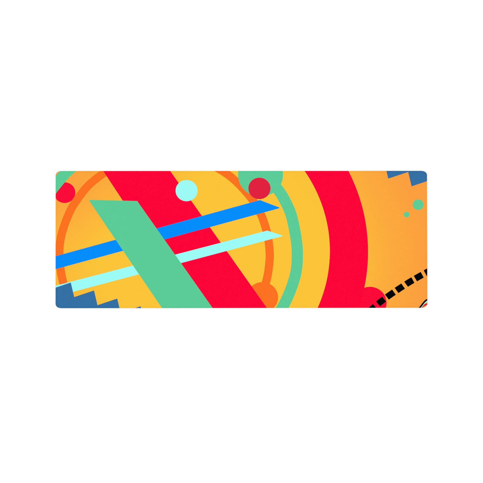 Abstract Deskmat | Mousepad | Deskpad - Vivid Color Surge