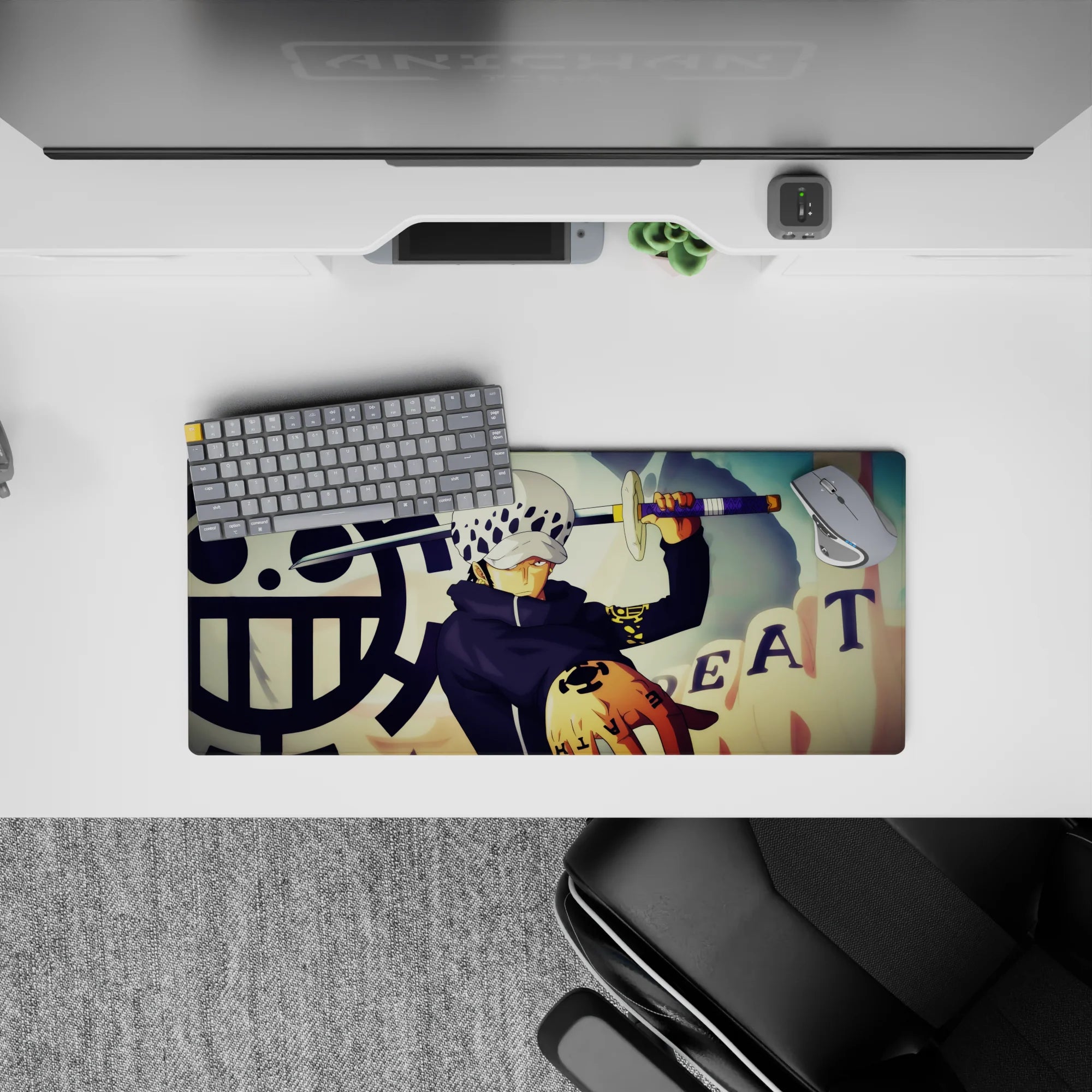 One Piece Deskmat | Mousepad | Deskpad - Trafalgar Law: Surgeon of Death - AniChan