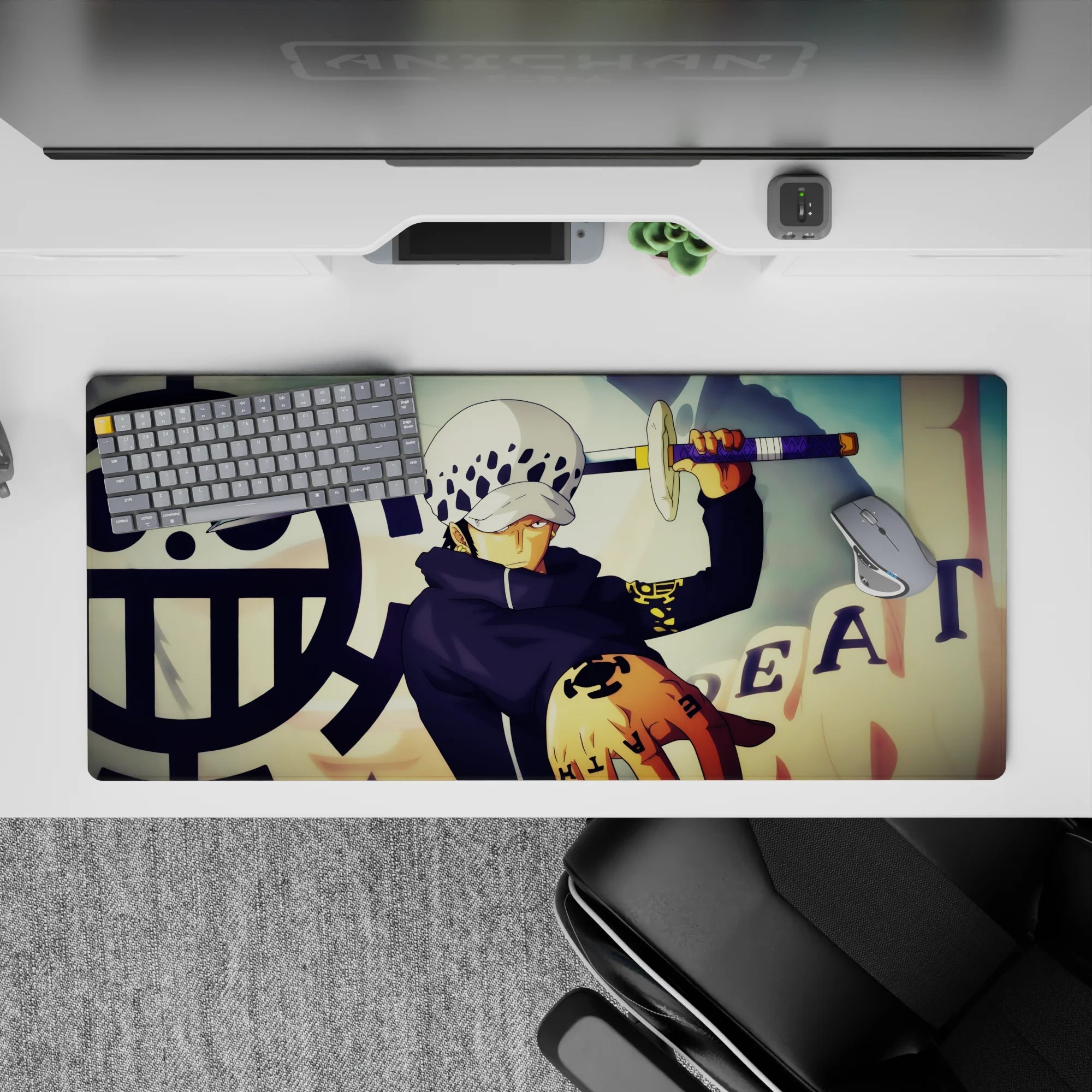 One Piece Deskmat | Mousepad | Deskpad - Trafalgar Law: Surgeon of Death - AniChan