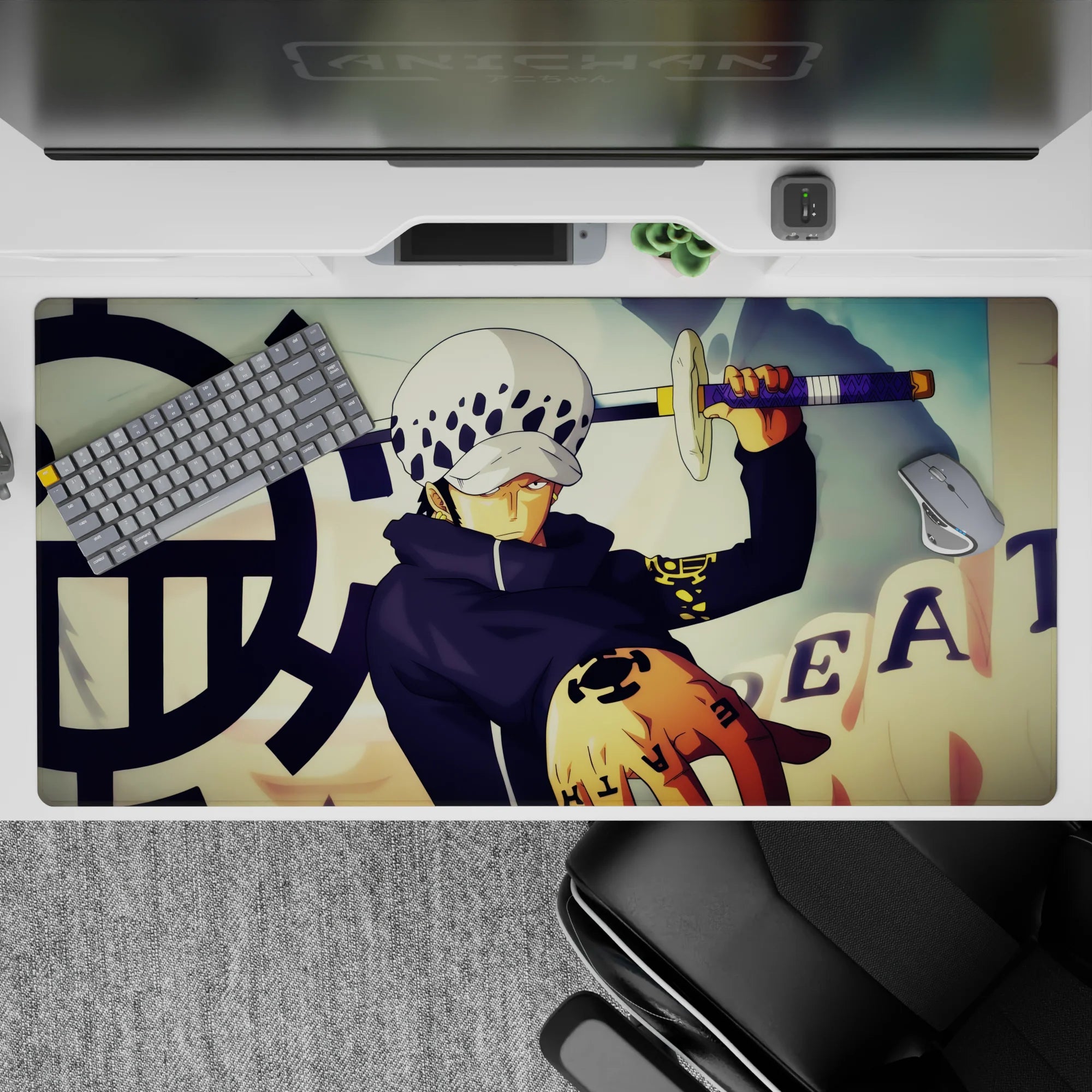 One Piece Deskmat | Mousepad | Deskpad - Trafalgar Law: Surgeon of Death - AniChan