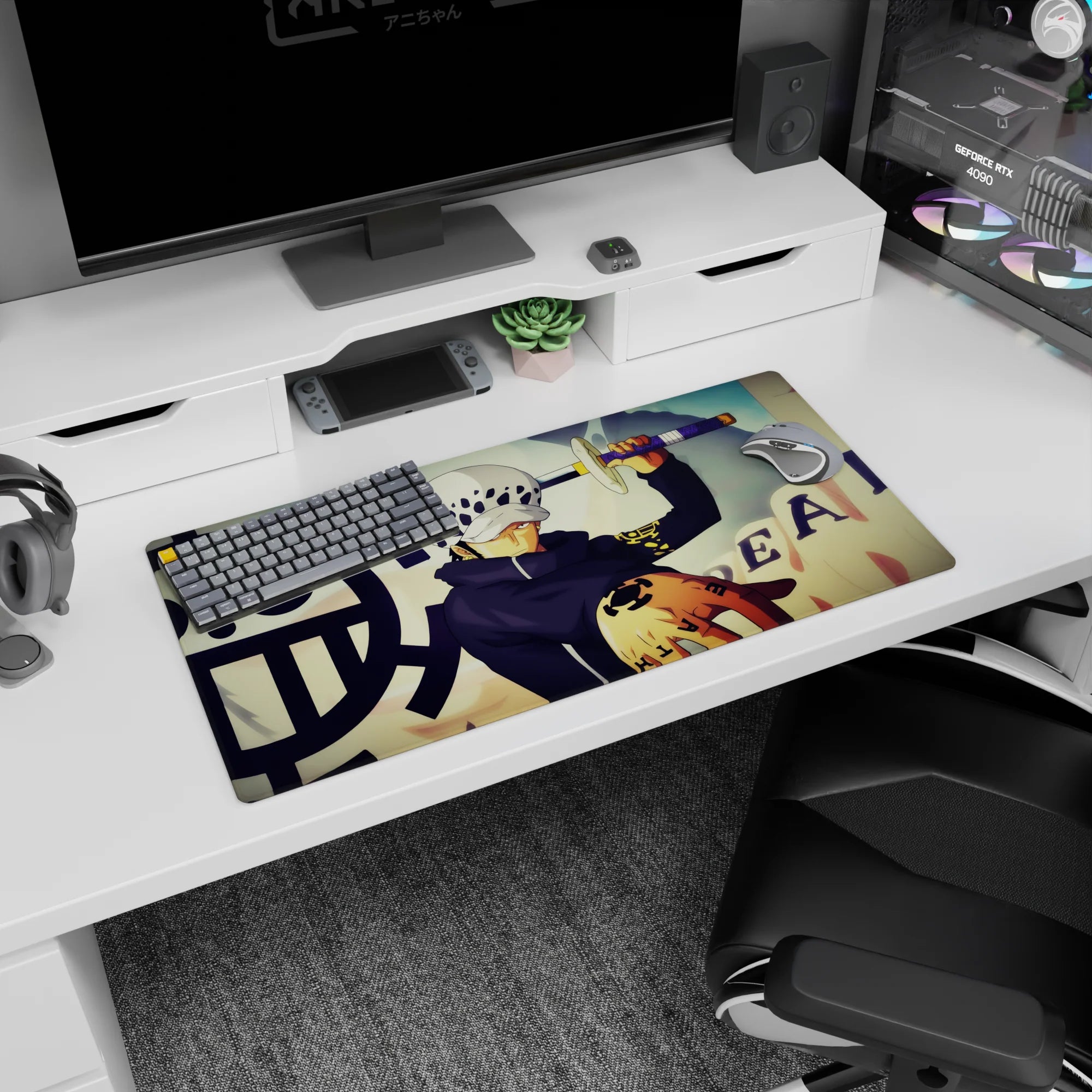 One Piece Deskmat | Mousepad | Deskpad - Trafalgar Law: Surgeon of Death - AniChan