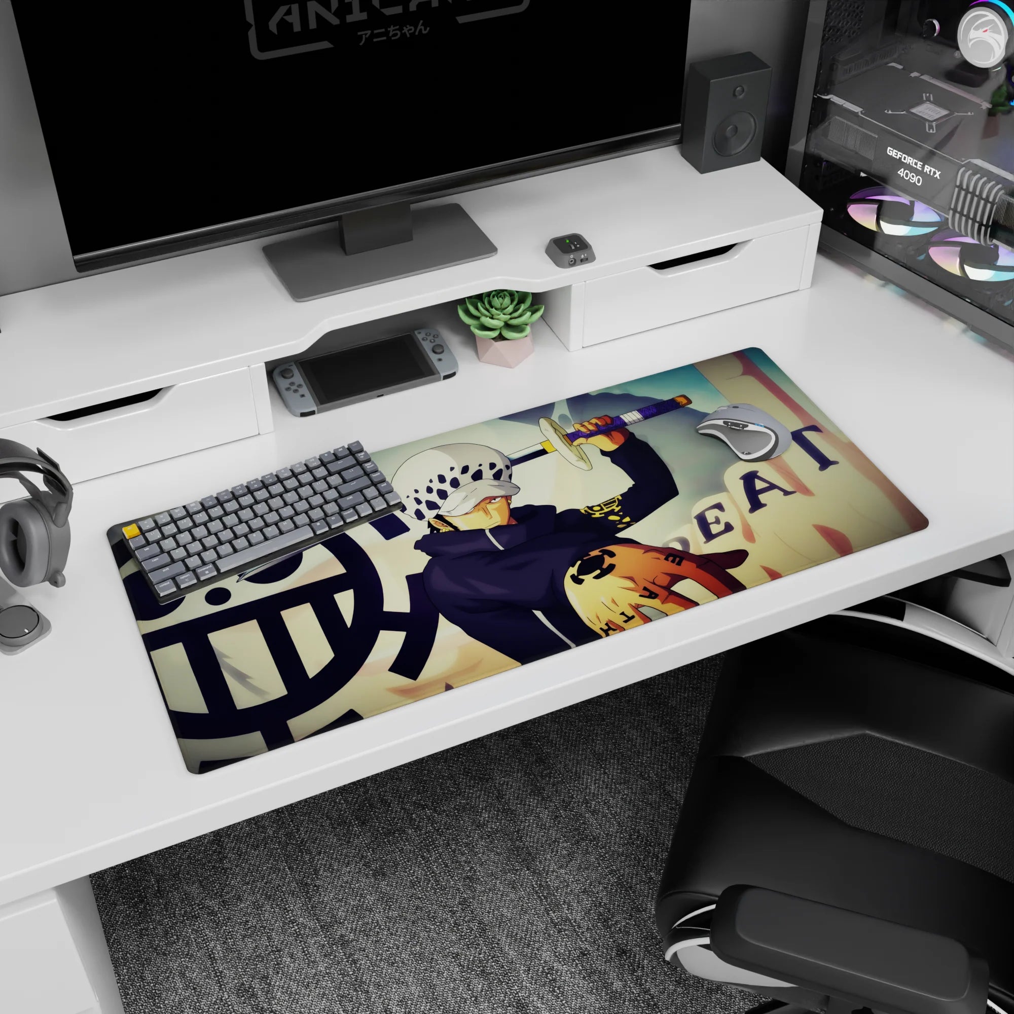 One Piece Deskmat | Mousepad | Deskpad - Trafalgar Law: Surgeon of Death - AniChan