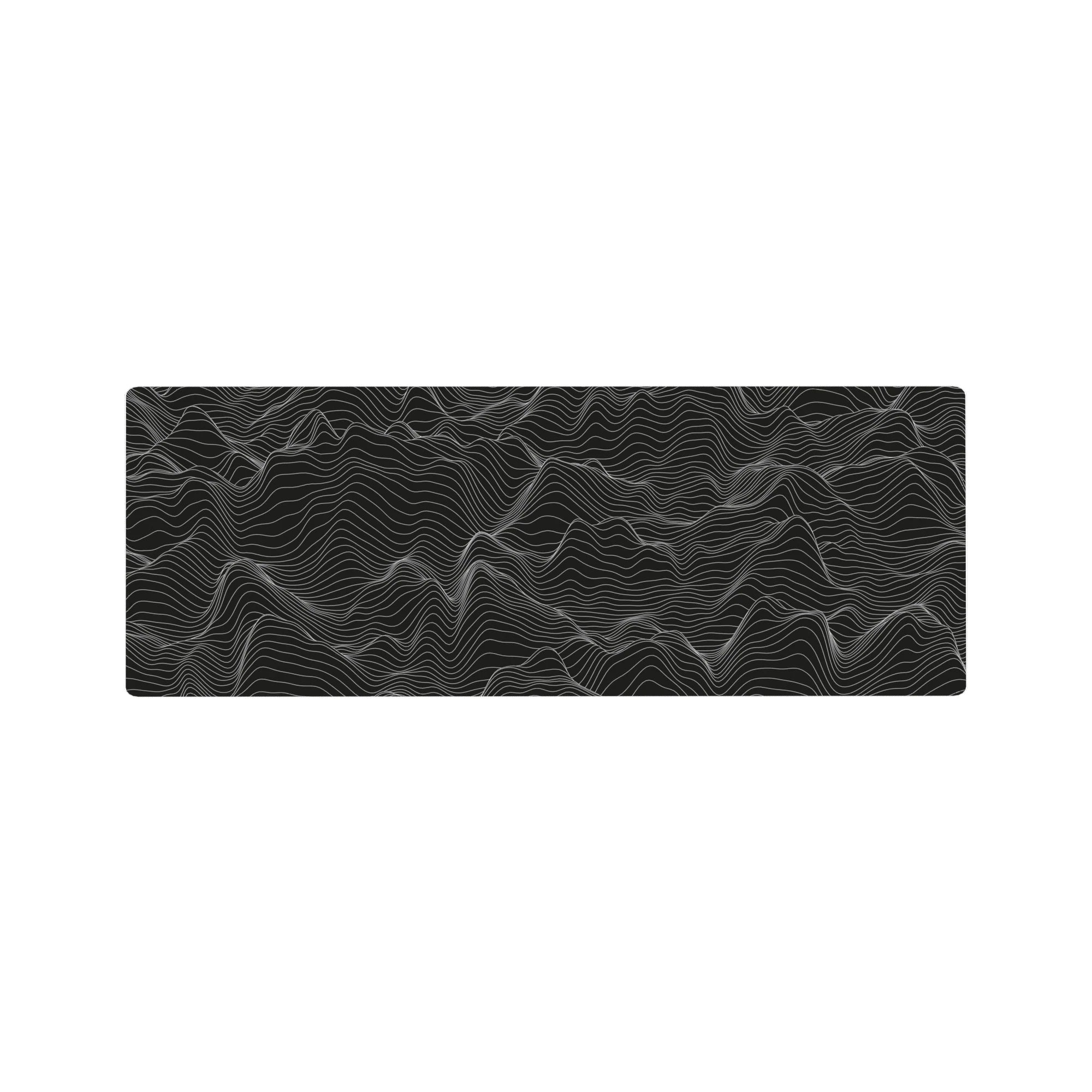 Topographic (Topo) Deskmat | Mousepad | Deskpad - Waveform Elegance - AniChan