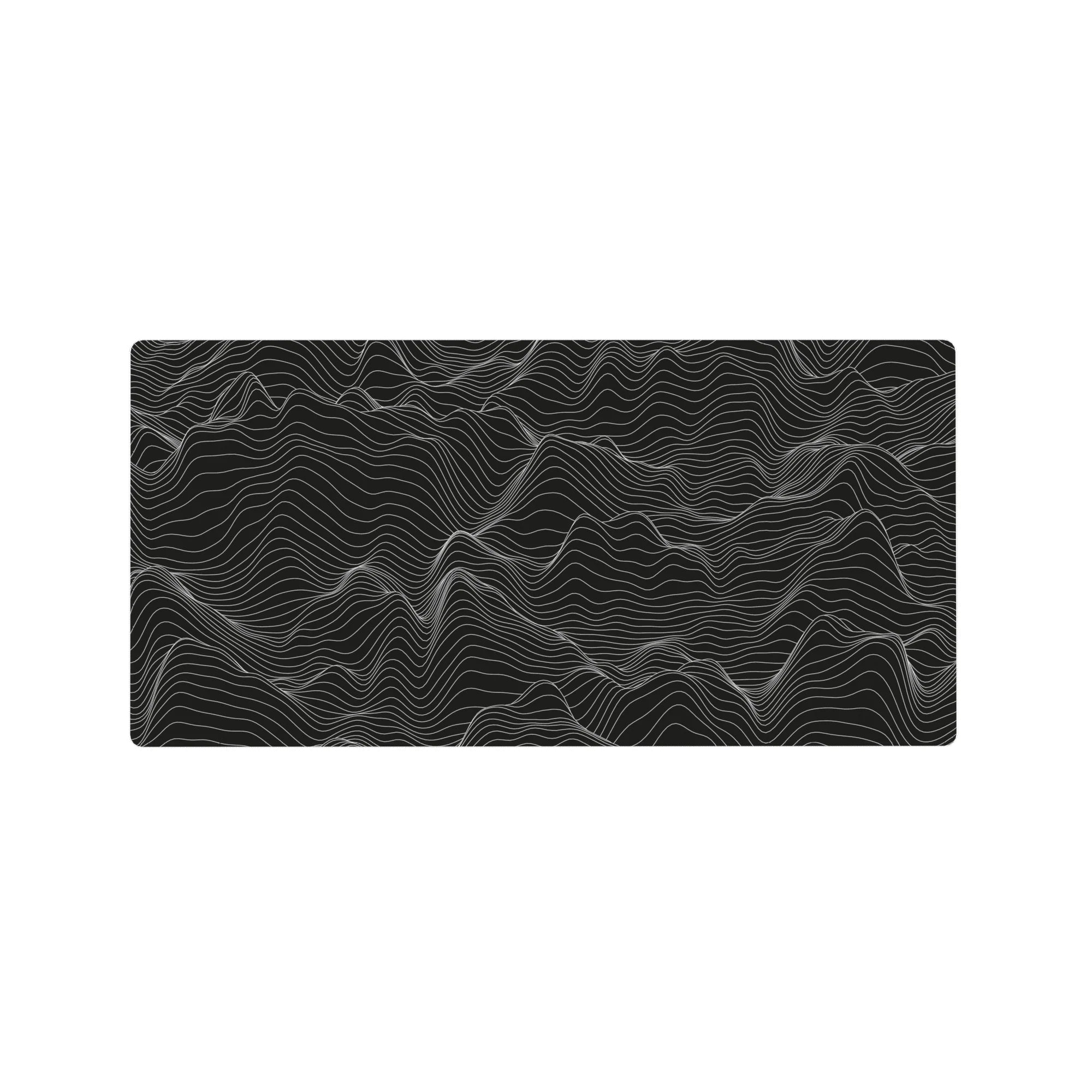 Topographic (Topo) Deskmat | Mousepad | Deskpad - Waveform Elegance - AniChan