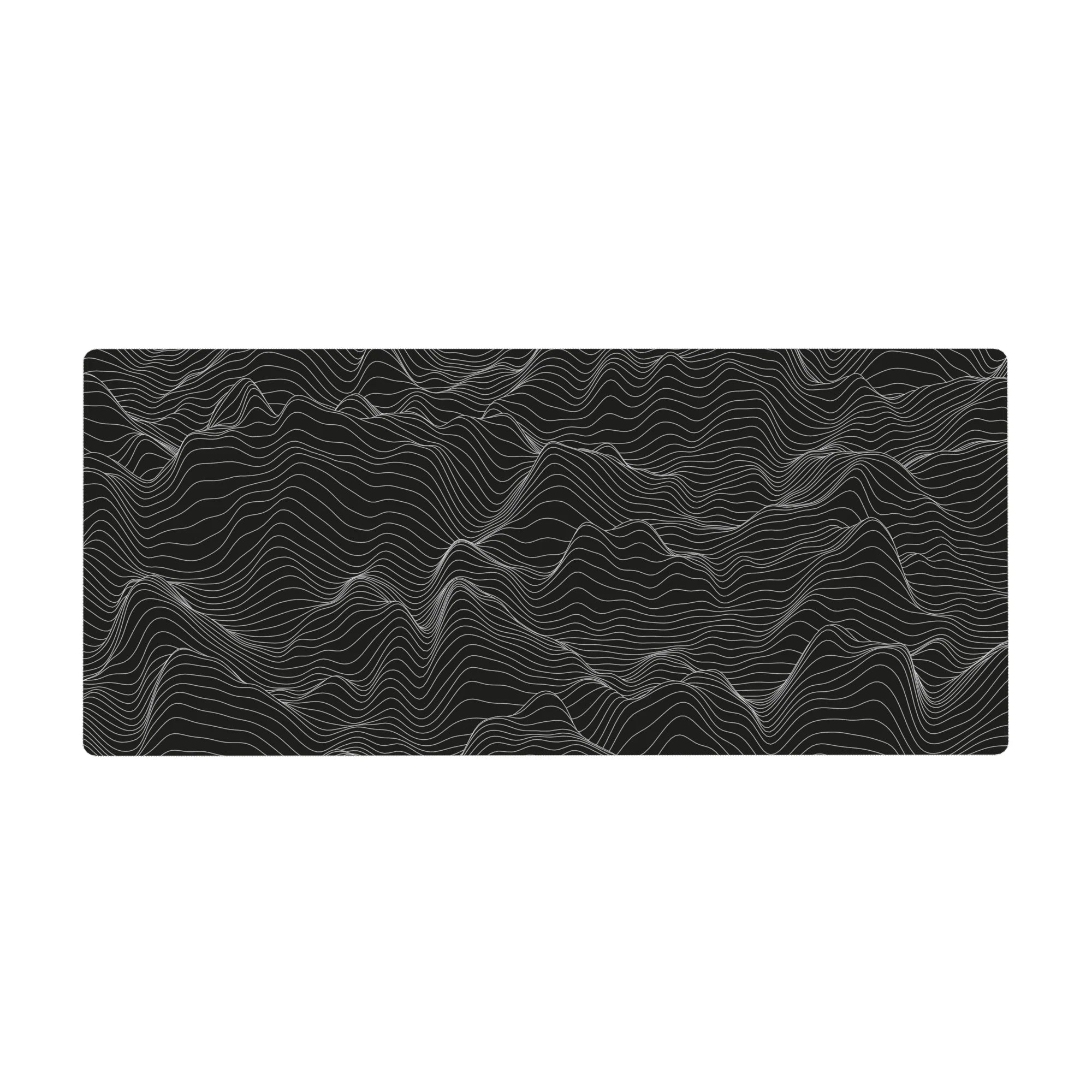 Topographic (Topo) Deskmat | Mousepad | Deskpad - Waveform Elegance - AniChan