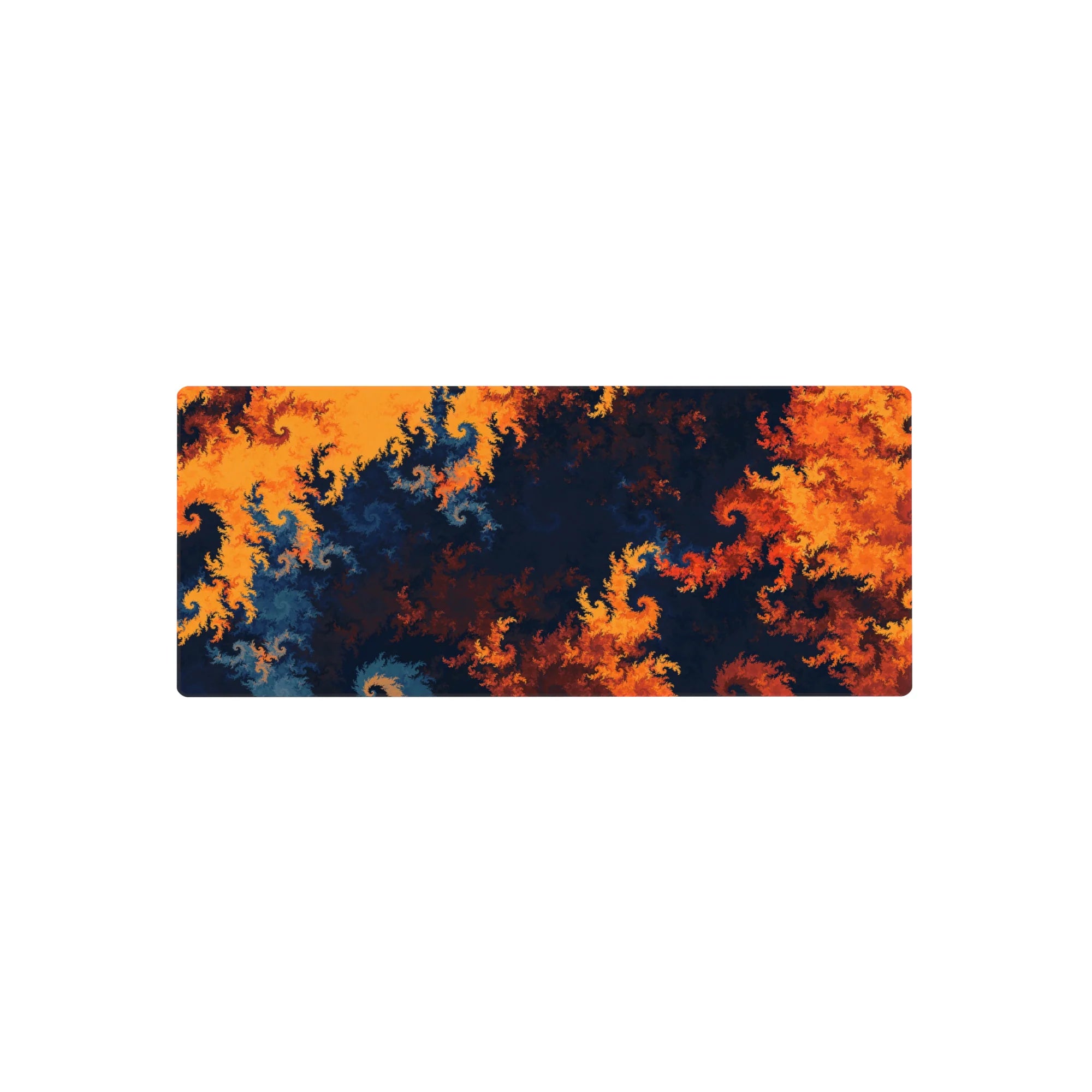 Abstract Deskmat | Mousepad | Deskpad - Fiery Fractals - AniChan