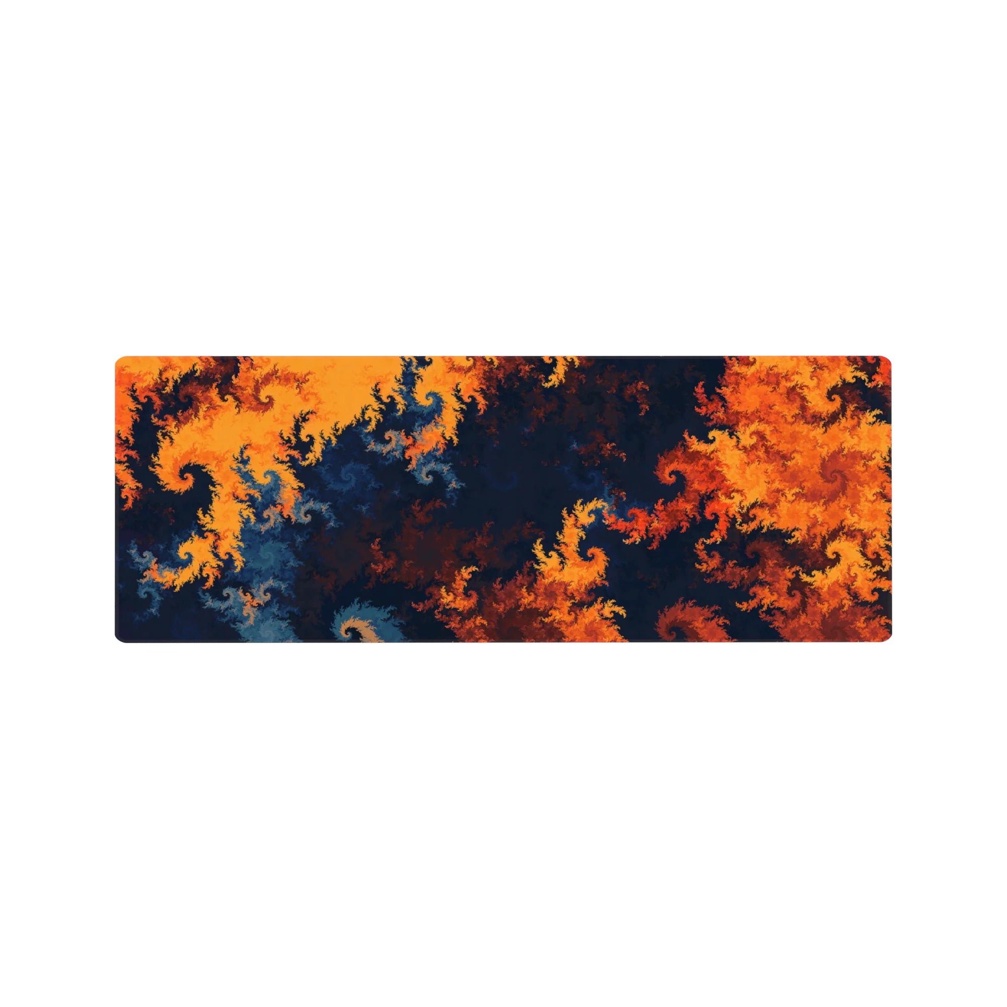 Abstract Deskmat | Mousepad | Deskpad - Fiery Fractals - AniChan