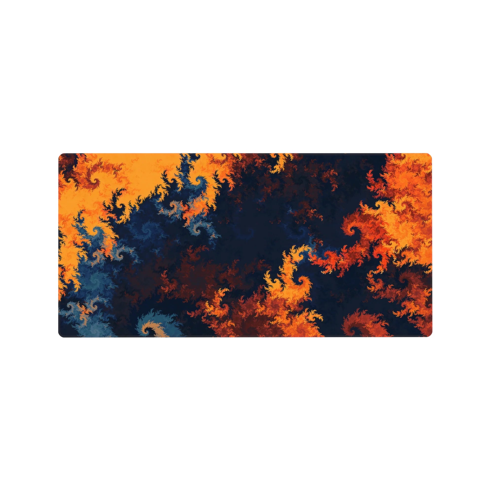 Abstract Deskmat | Mousepad | Deskpad - Fiery Fractals - AniChan