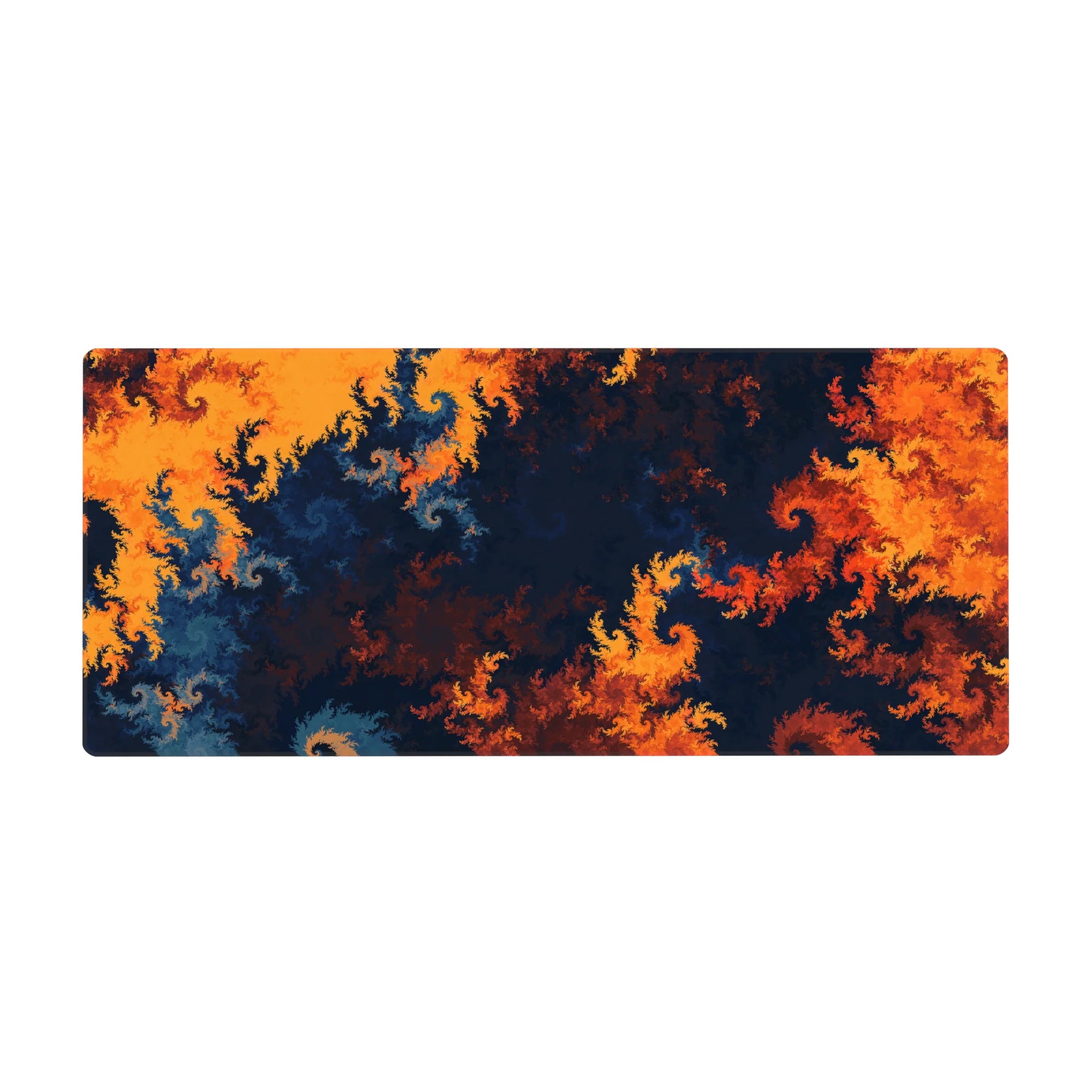 Abstract Deskmat | Mousepad | Deskpad - Fiery Fractals - AniChan