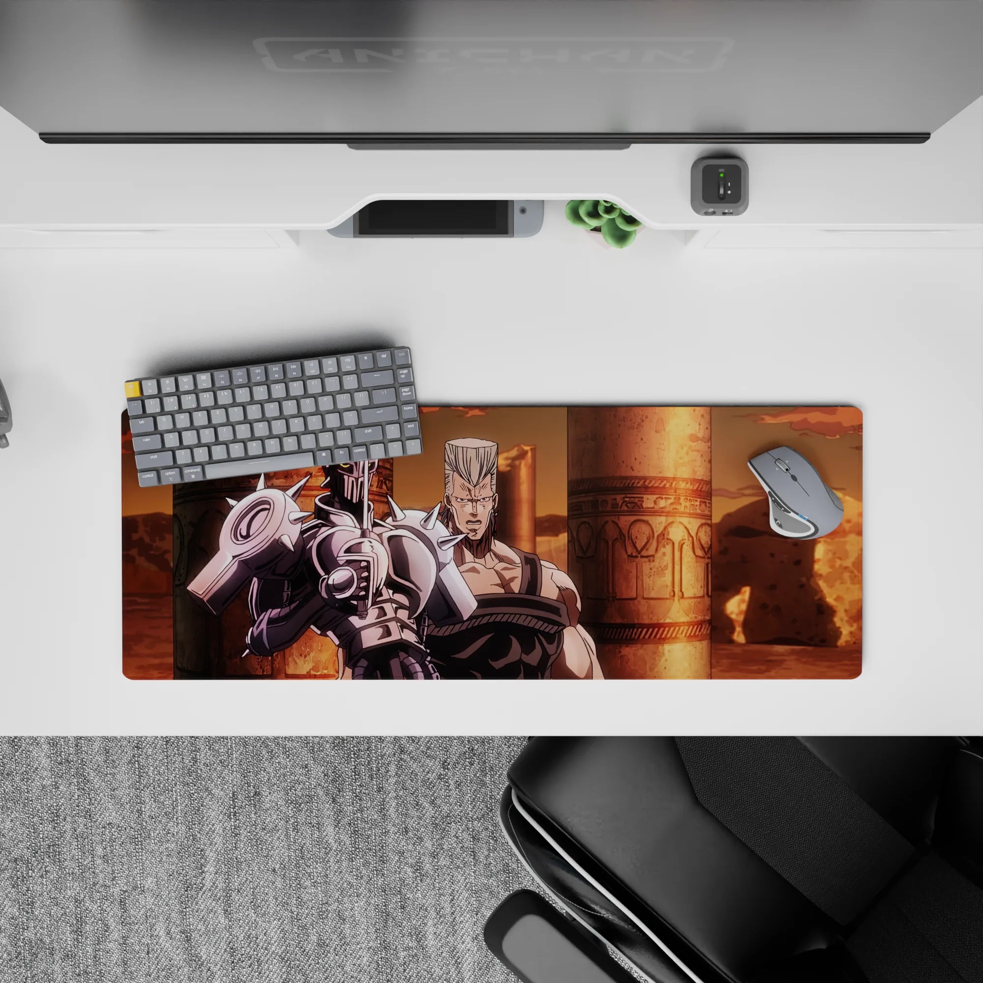 JoJo Deskmat | Mousepad | Deskpad - Crusader&#39;s Resolve - AniChan