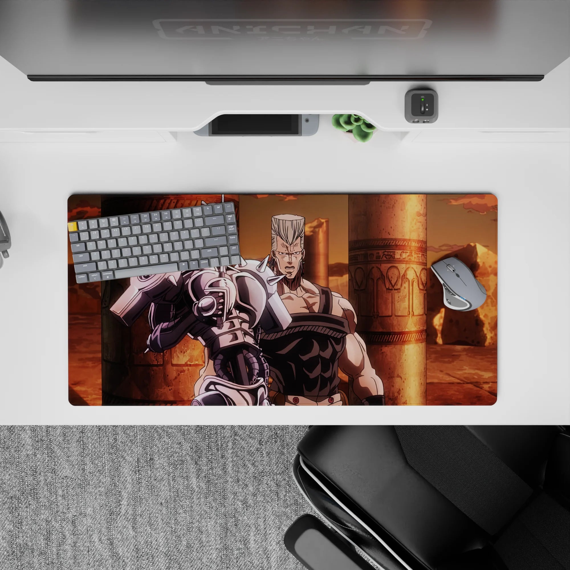 JoJo Deskmat | Mousepad | Deskpad - Crusader&#39;s Resolve - AniChan