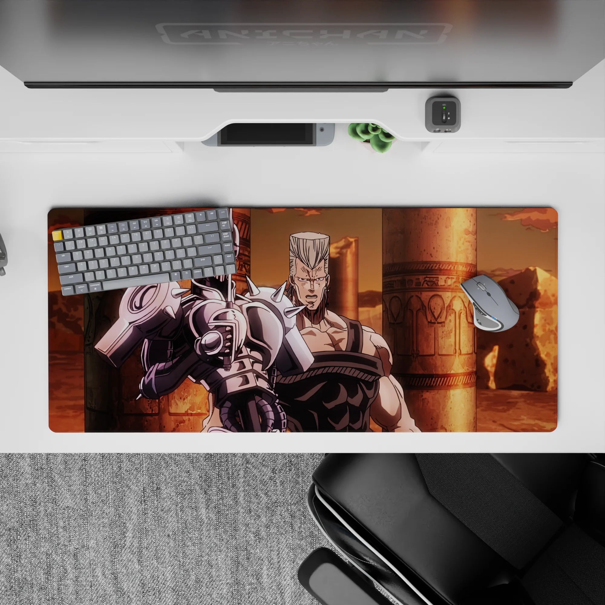 JoJo Deskmat | Mousepad | Deskpad - Crusader's Resolve - AniChan