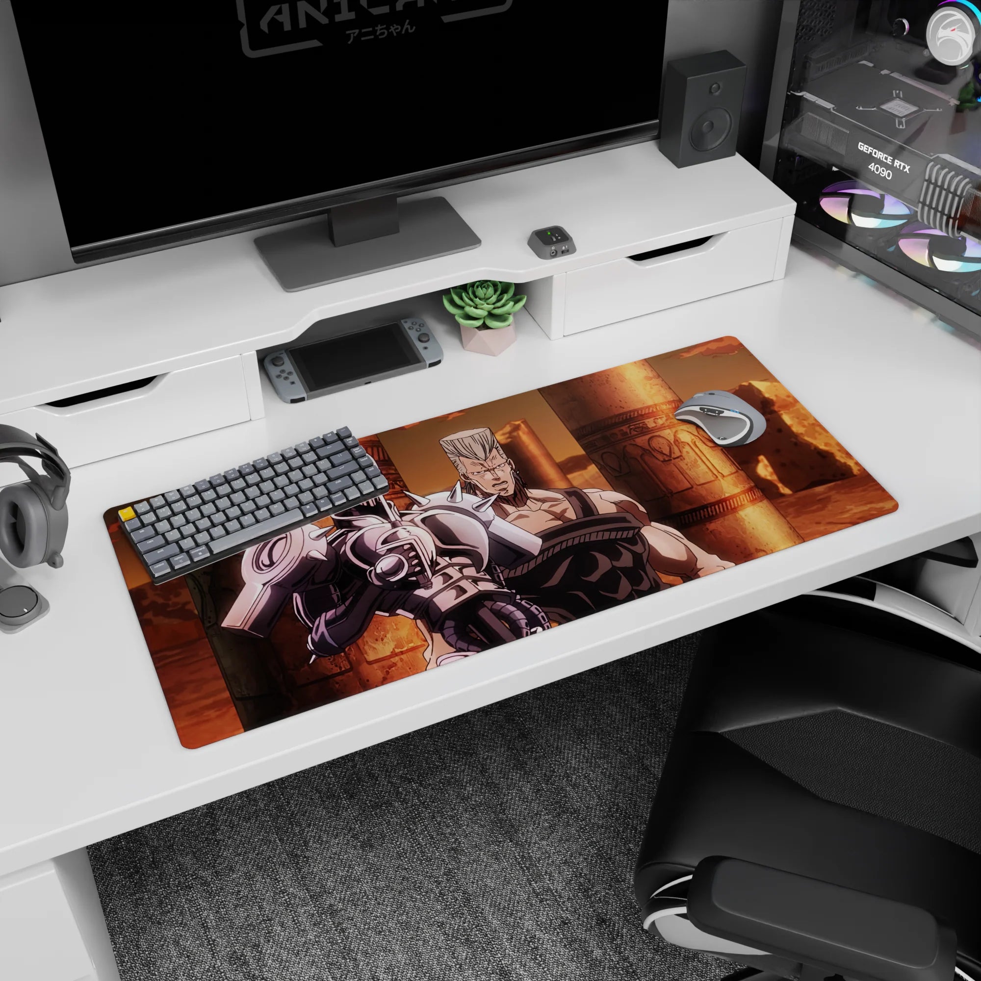 JoJo Deskmat | Mousepad | Deskpad - Crusader's Resolve - AniChan