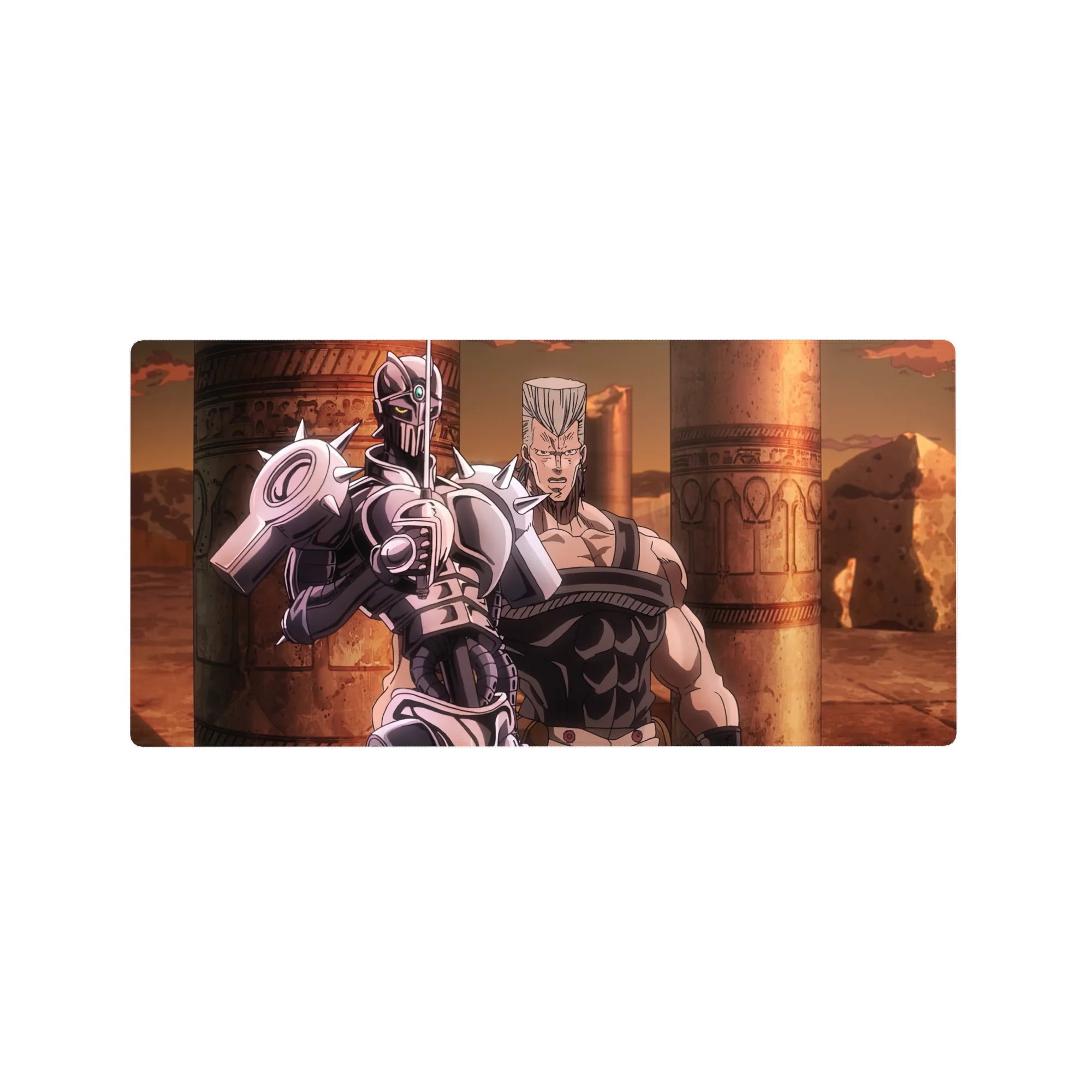 JoJo Deskmat | Mousepad | Deskpad - Crusader&#39;s Resolve - AniChan