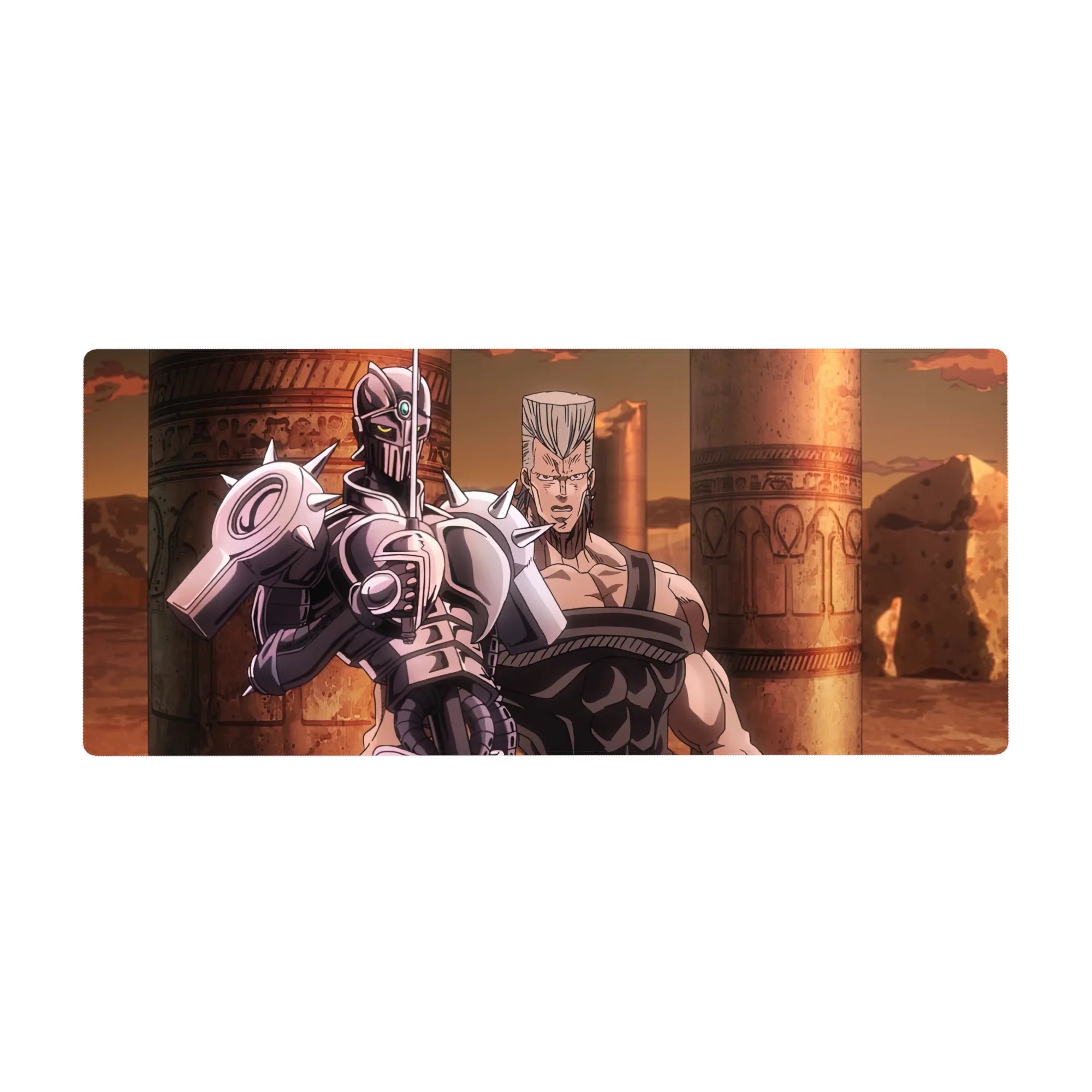 JoJo Deskmat | Mousepad | Deskpad - Crusader's Resolve - AniChan