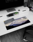 Vector Landscapes Deskmat | Mousepad | Deskpad - Silent Peaks Deskmat