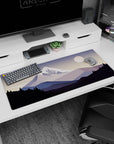 Vector Landscapes Deskmat | Mousepad | Deskpad - Silent Peaks Deskmat